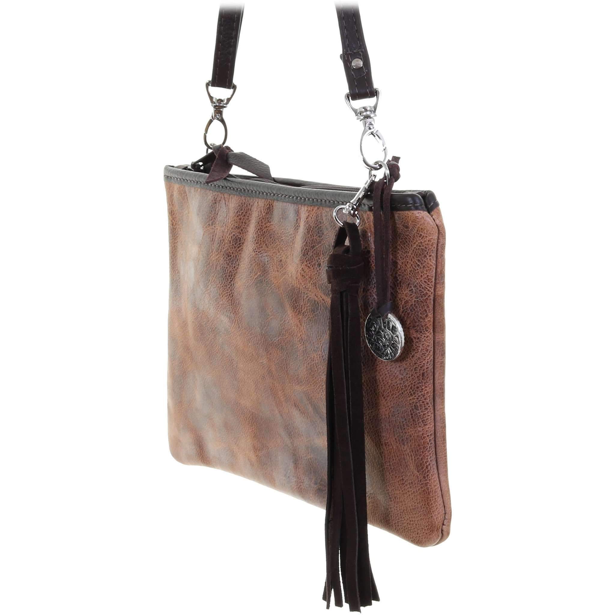 MDC28 - Las Cruces Brown Medium Clutch - Double J Saddlery