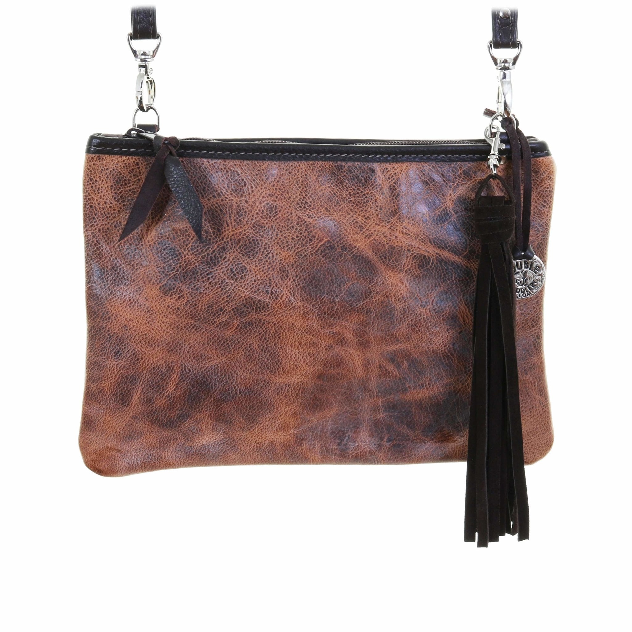 MDC28 - Las Cruces Brown Medium Clutch - Double J Saddlery