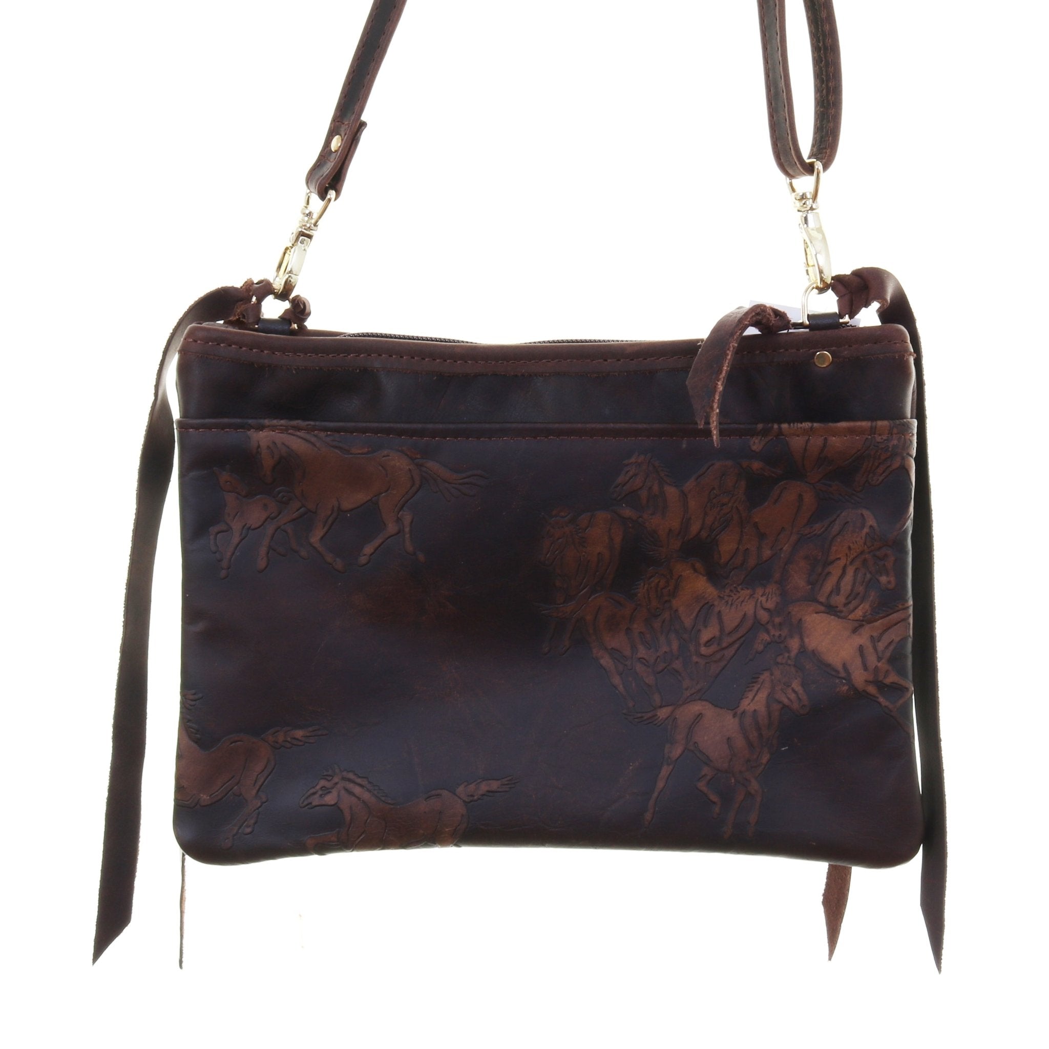 MDC38 - Running Horses Medium Clutch - Double J Saddlery