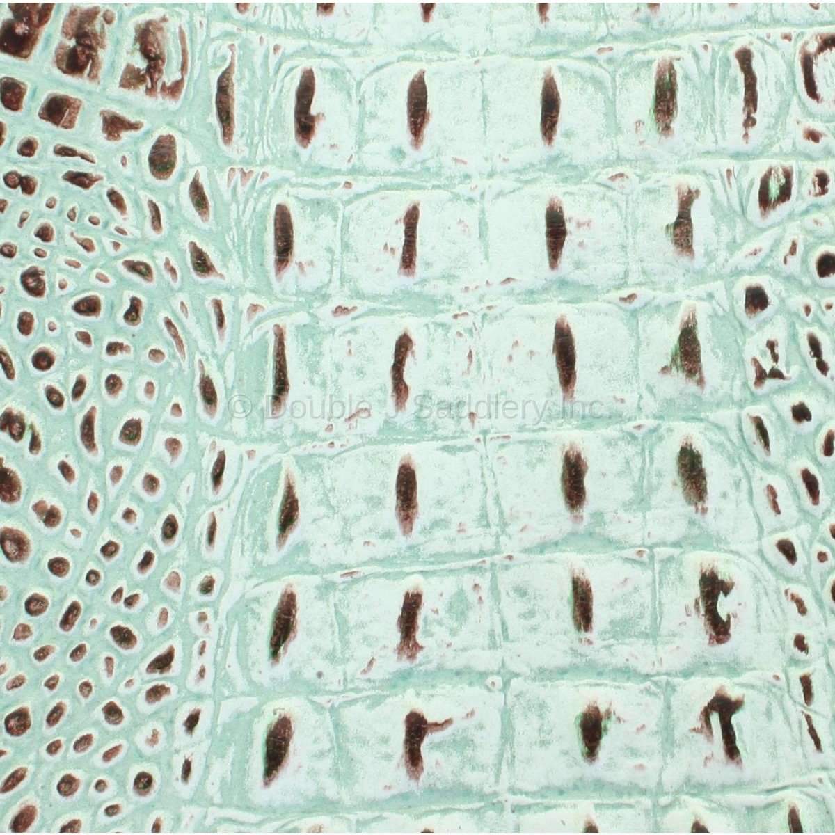 Mint Chocolate Chip Gator Print - SL1293 - Double J Saddlery
