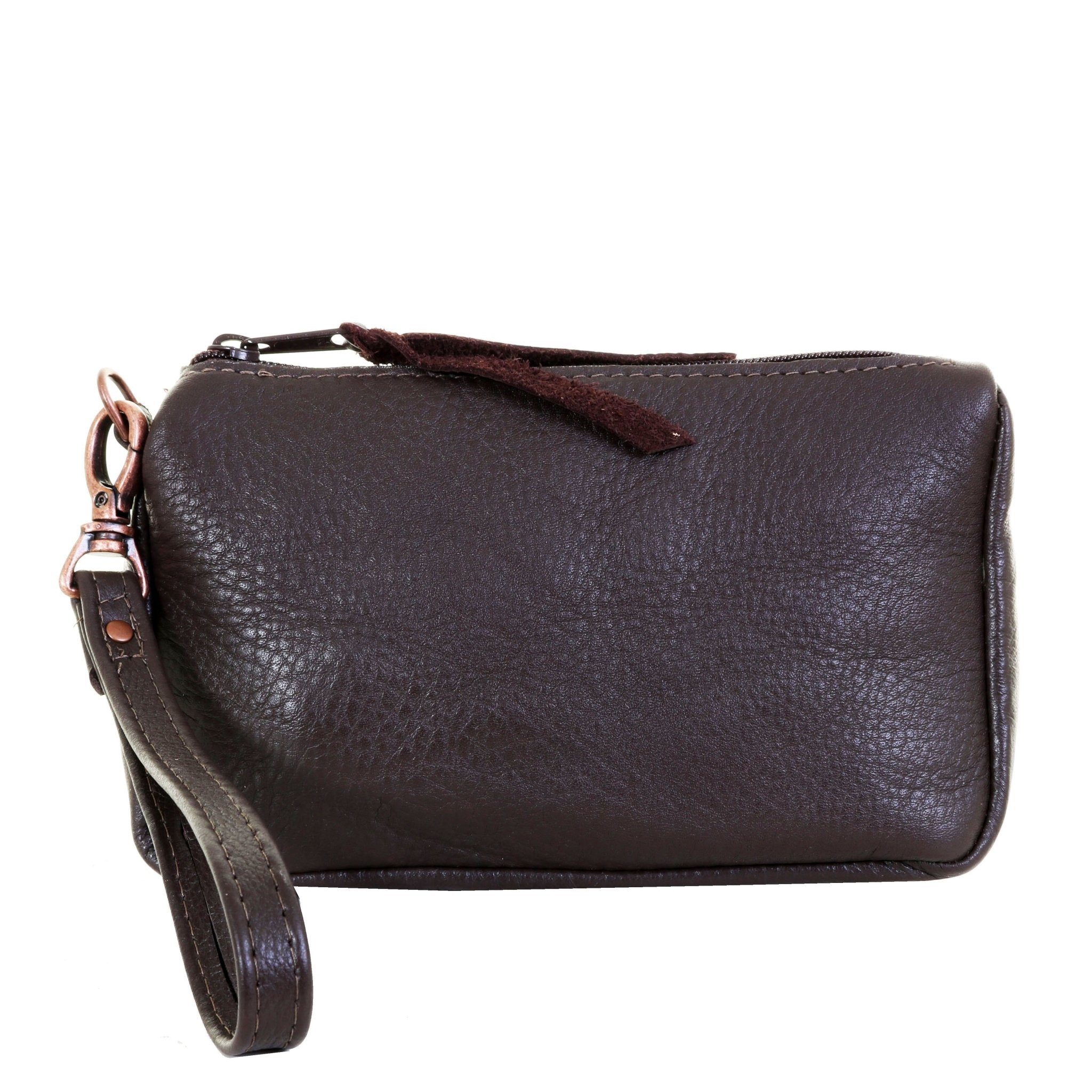 MPG102 - Chocolate Chap Makeup Pouch - Double J Saddlery