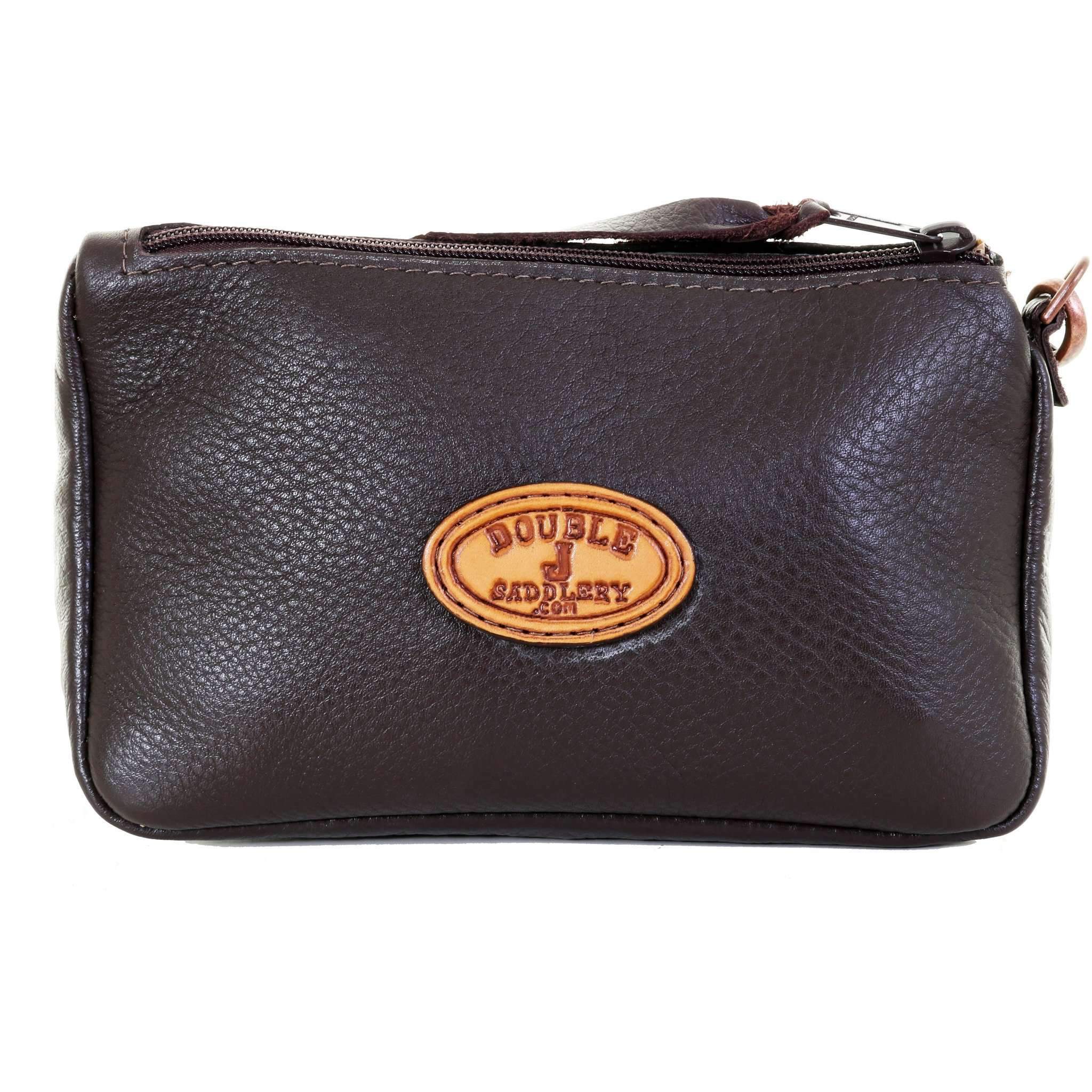MPG102 - Chocolate Chap Makeup Pouch - Double J Saddlery