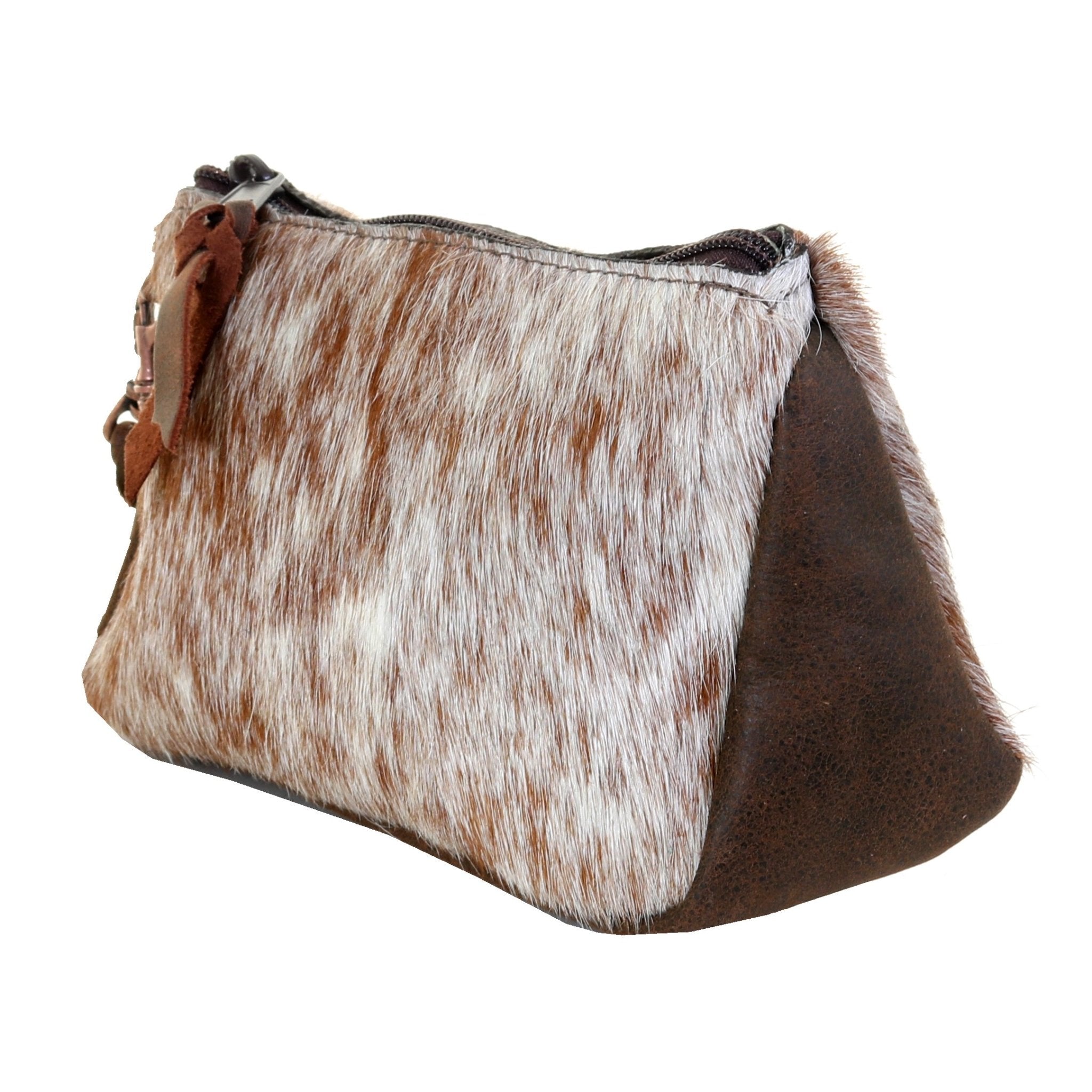 MPG111 - Roan Cowhide Makeup Pouch - Double J Saddlery