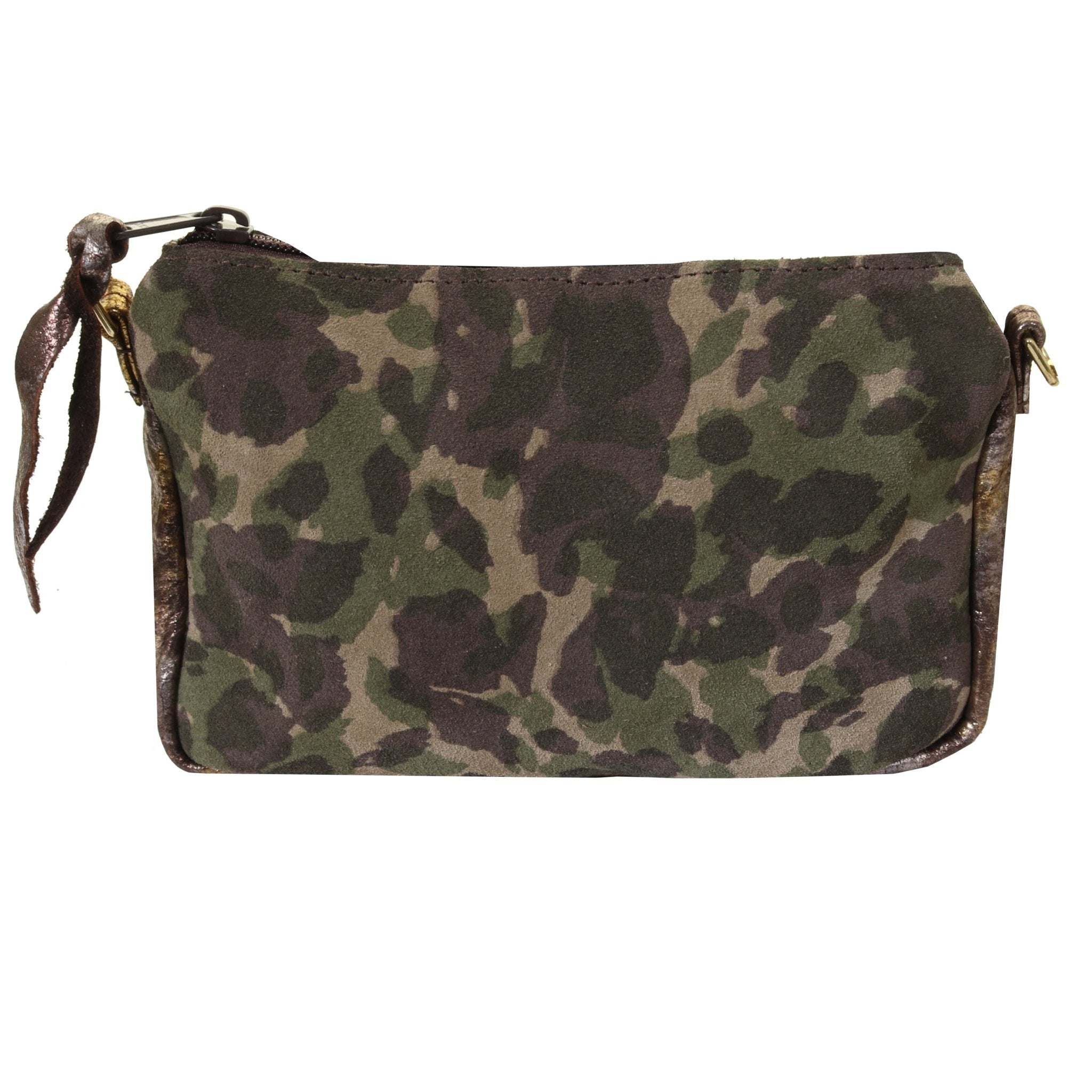 MPG122 - Camo Khaki & Cheetah Makeup Pouch - Double J Saddlery