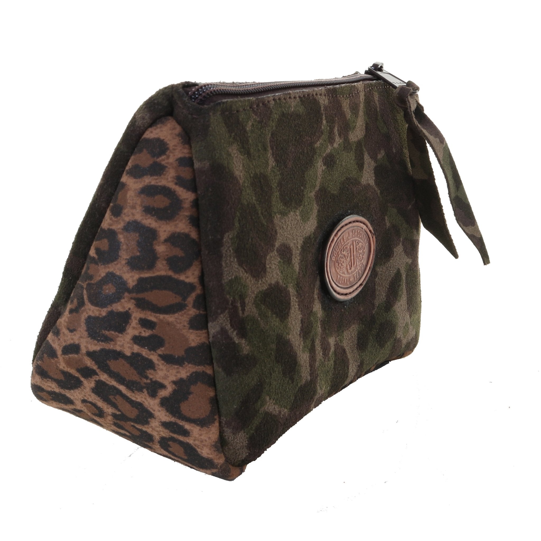 MPG125 - Camo & Cheetah Makeup Pouch - Double J Saddlery