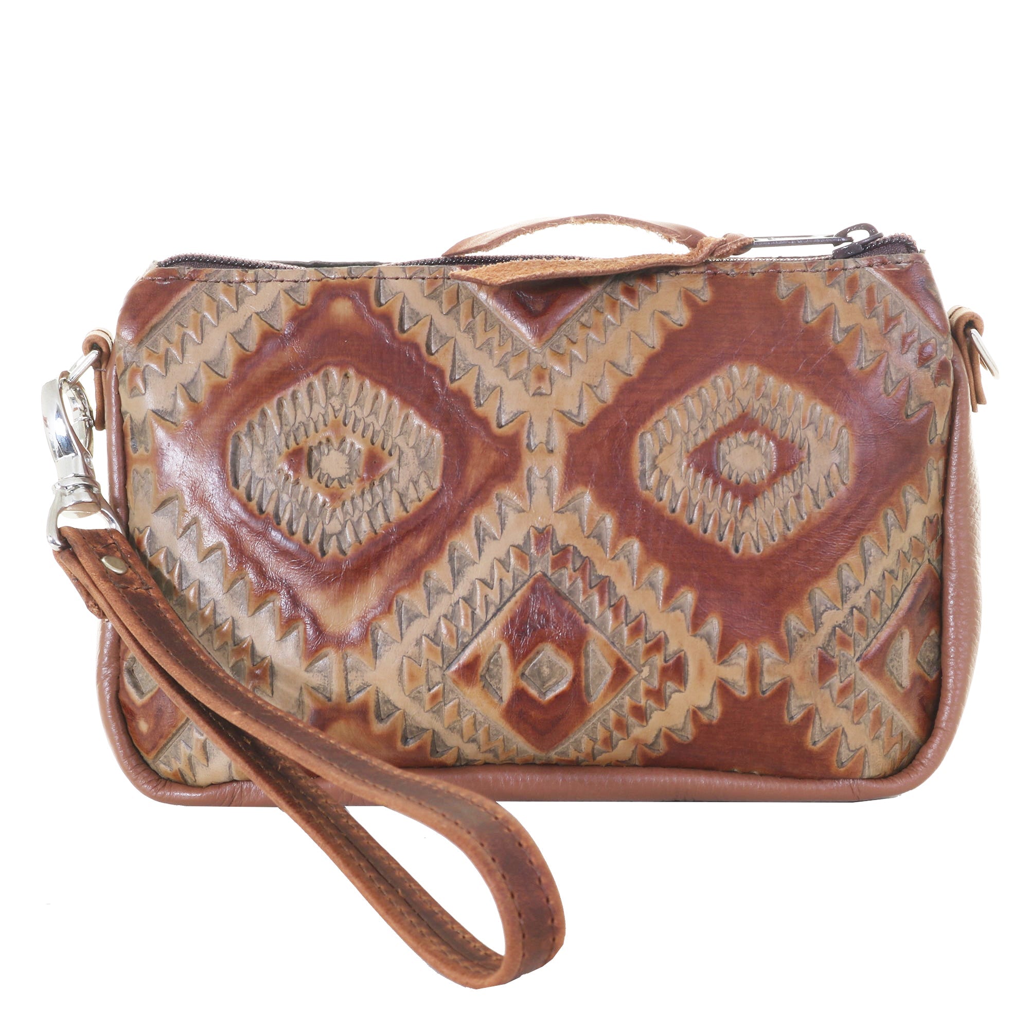 MPG88 - Aztec Burnt Makeup Pouch - Double J Saddlery