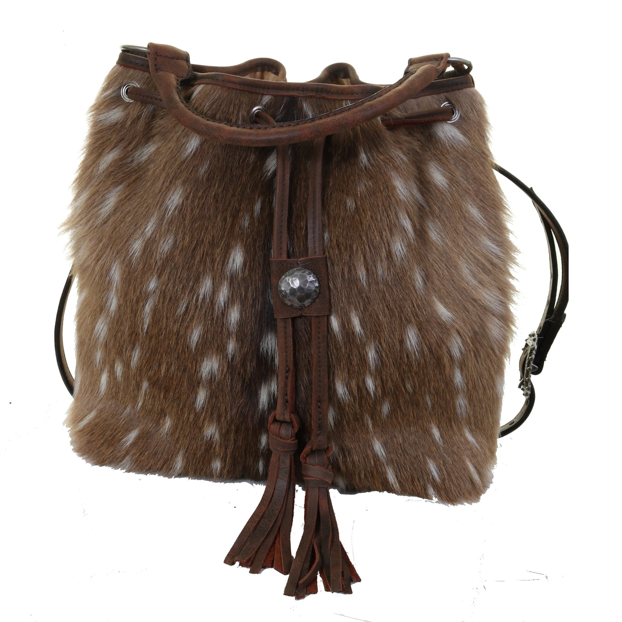 MST67 - Axis Hair Draw String Messenger Tote - Double J Saddlery