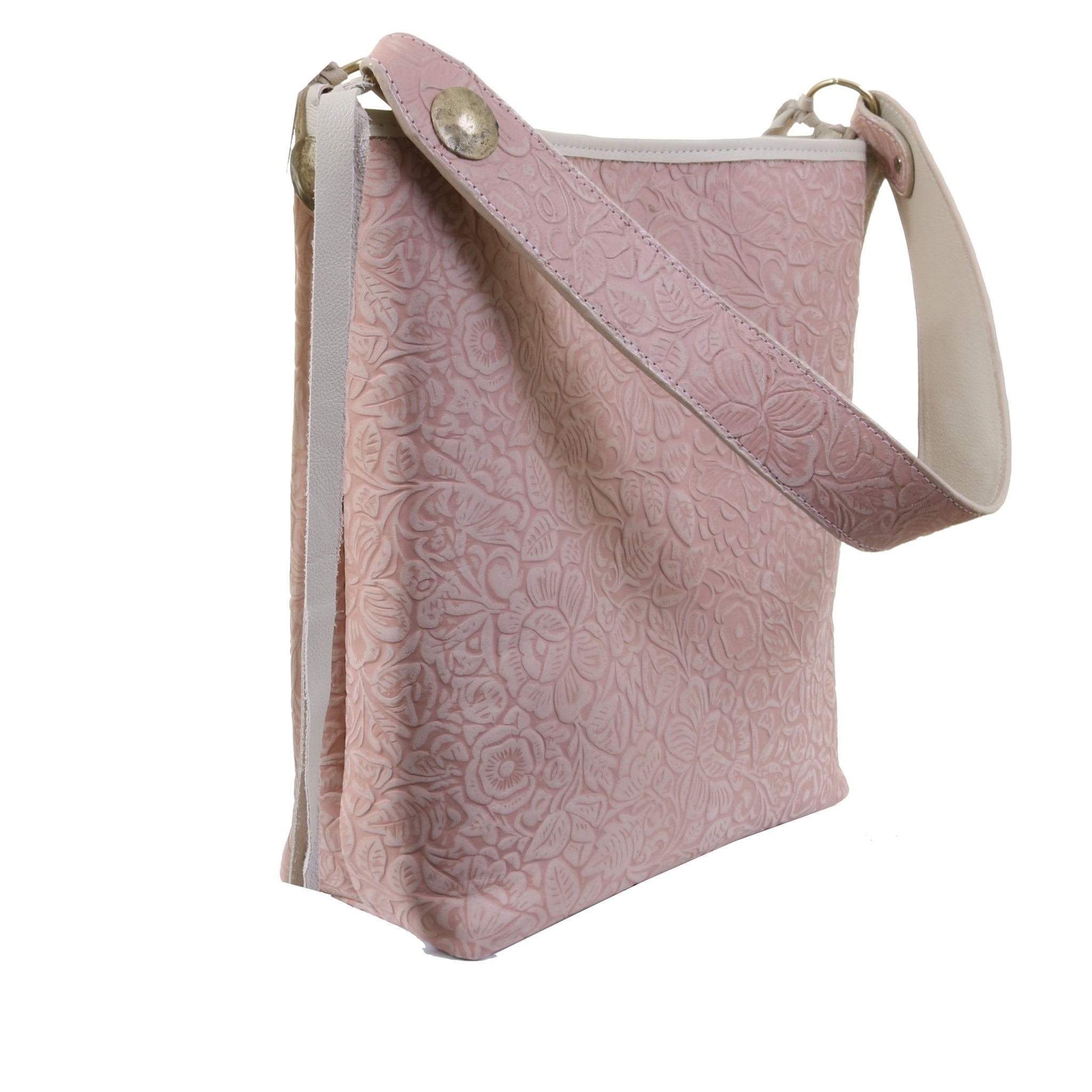 MST78 - Blushing Roses Messenger Tote - Double J Saddlery