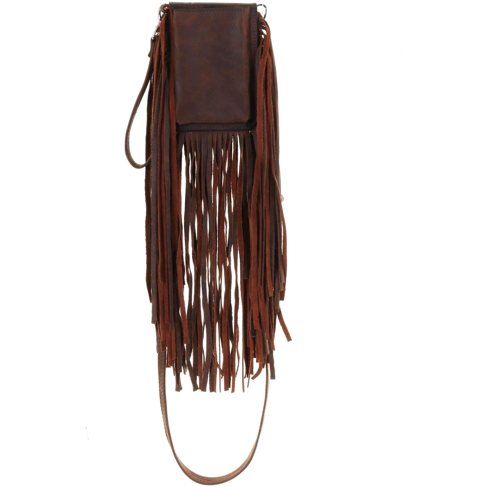 NSP11 - Brown Bomber Stadium Purse w/Cactus Design - Double J Saddlery