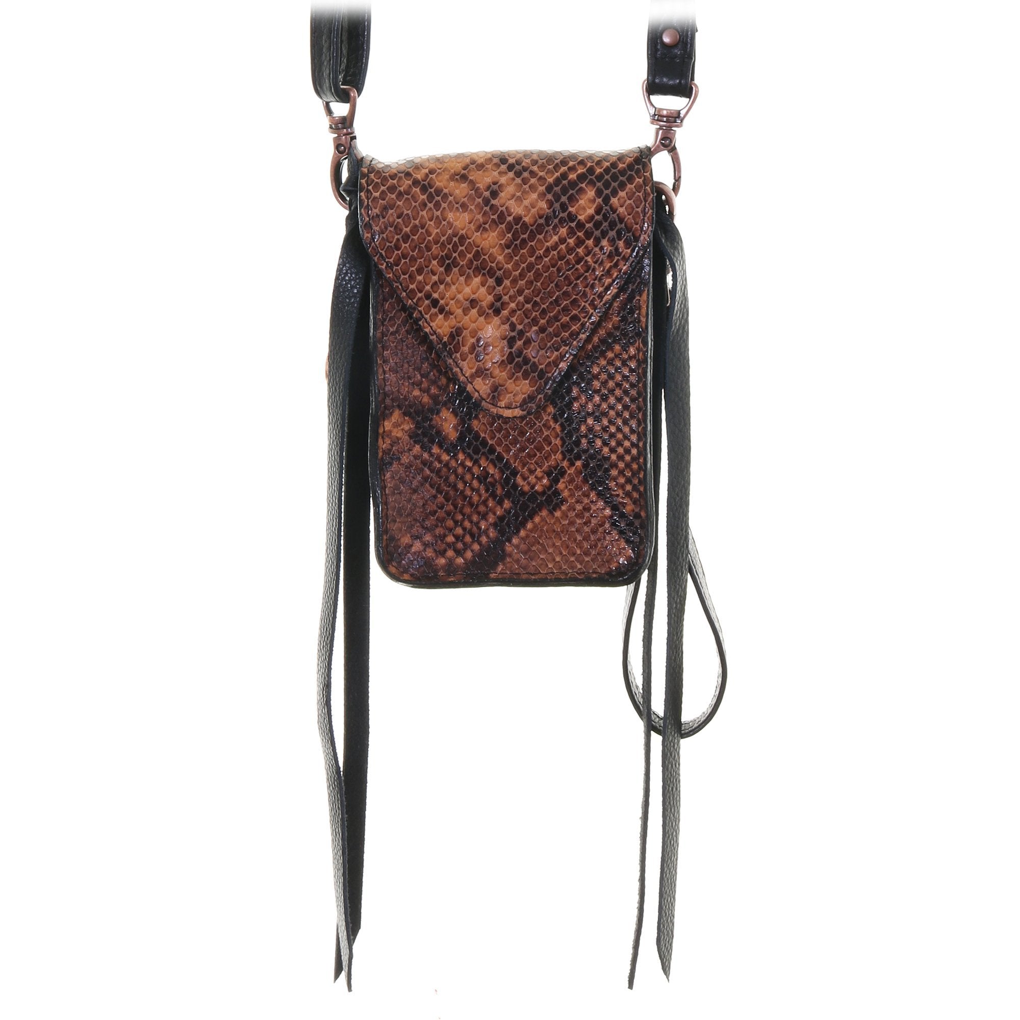 NSP14 - Copperhead Snake Print Stadium Purse - Double J Saddlery