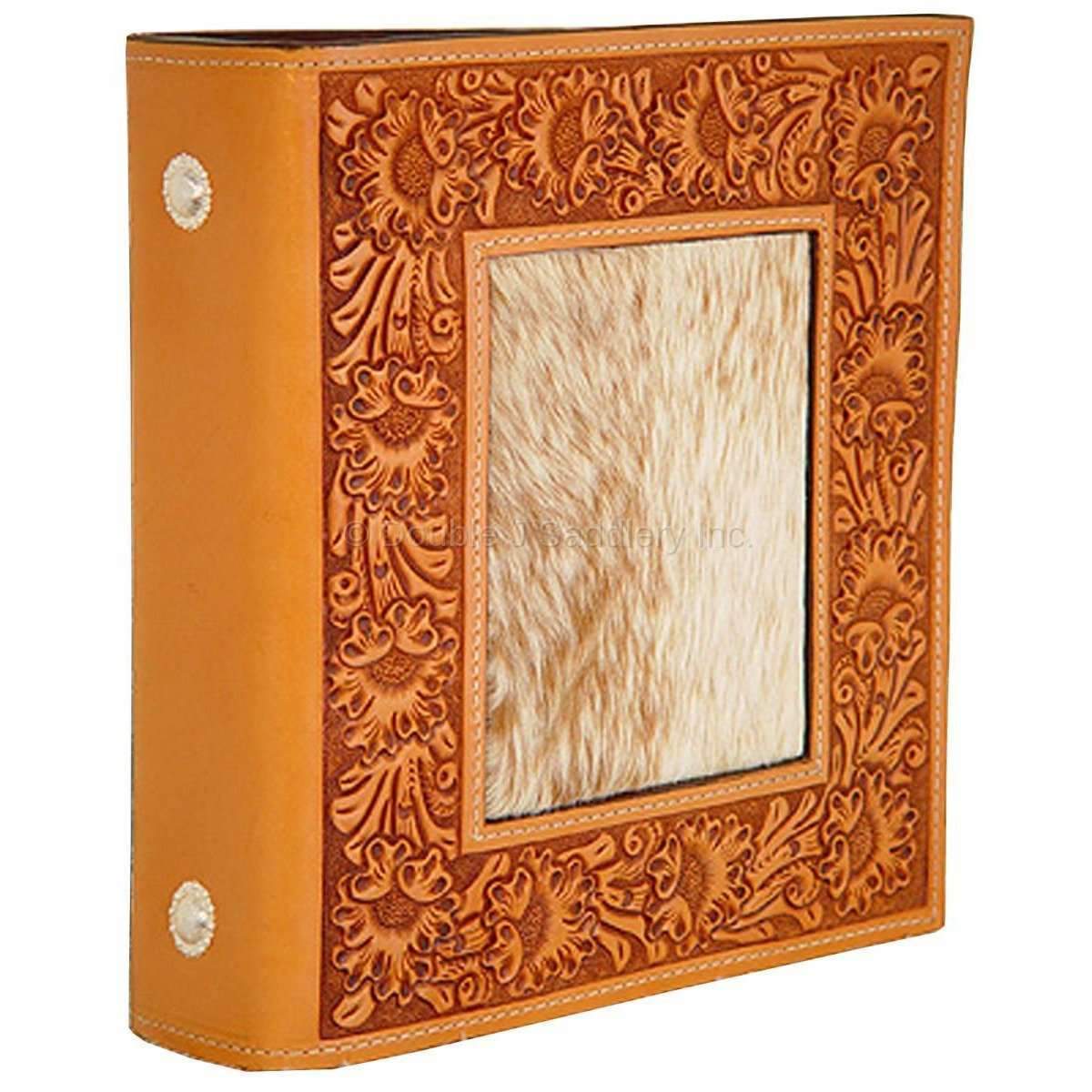 PA04 - Hand-Tooled Photo Album - Double J Saddlery