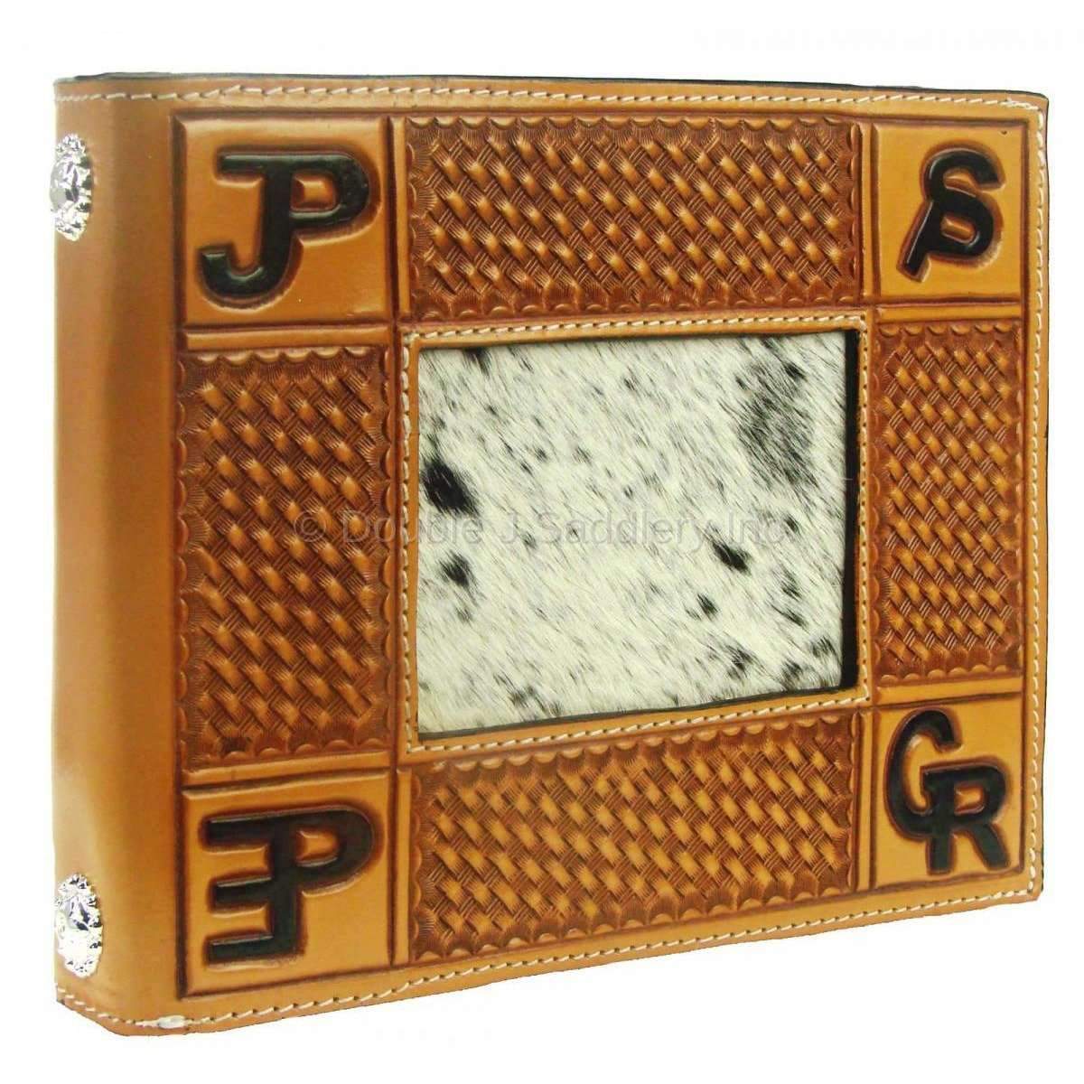 PA20 - Hand-Tooled Photo Album - Double J Saddlery