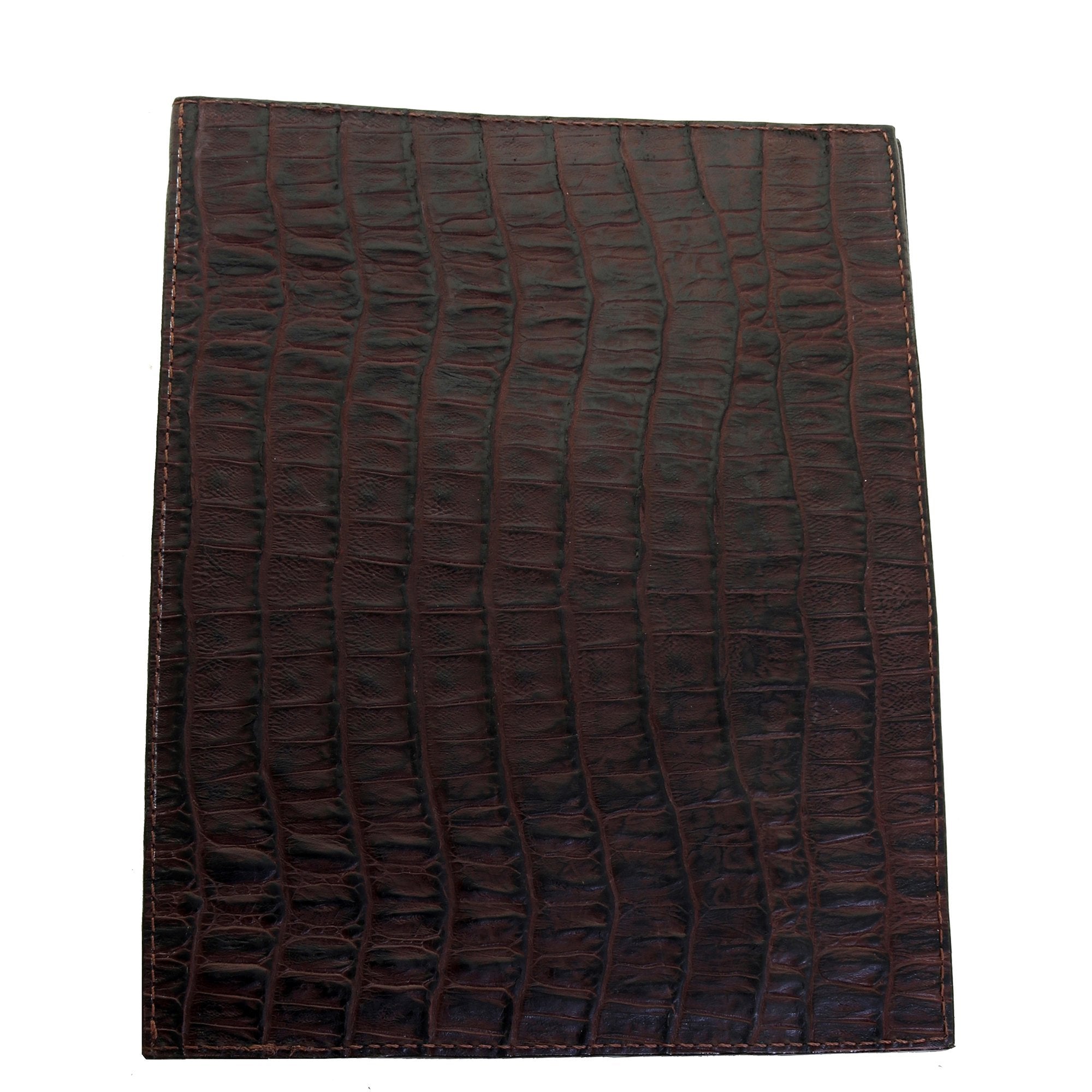 PORT37 - Knife Tail Brown Gator Print Portfolio - Double J Saddlery