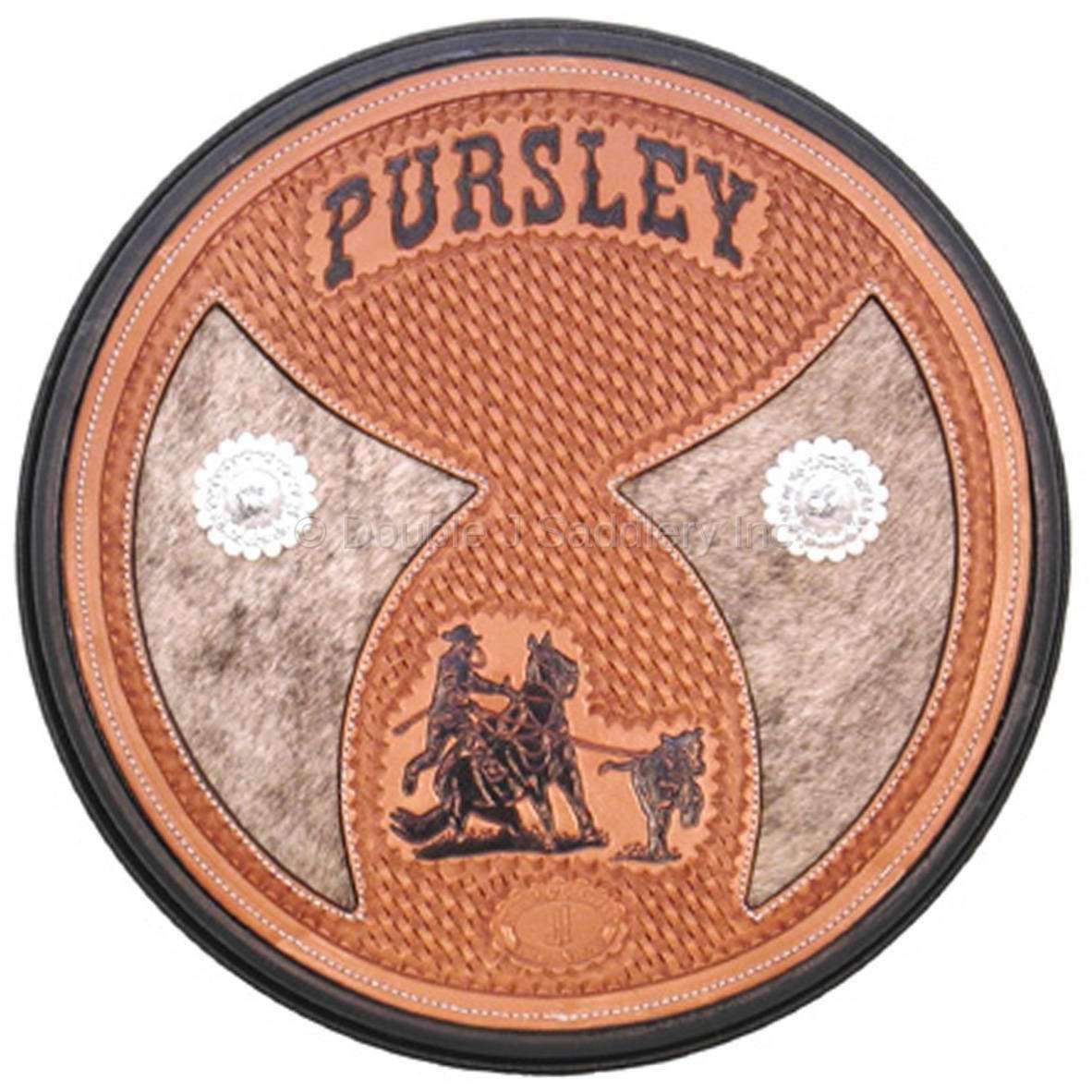 RC02 - Hand-Tooled Inlayed Rope Can - Double J Saddlery