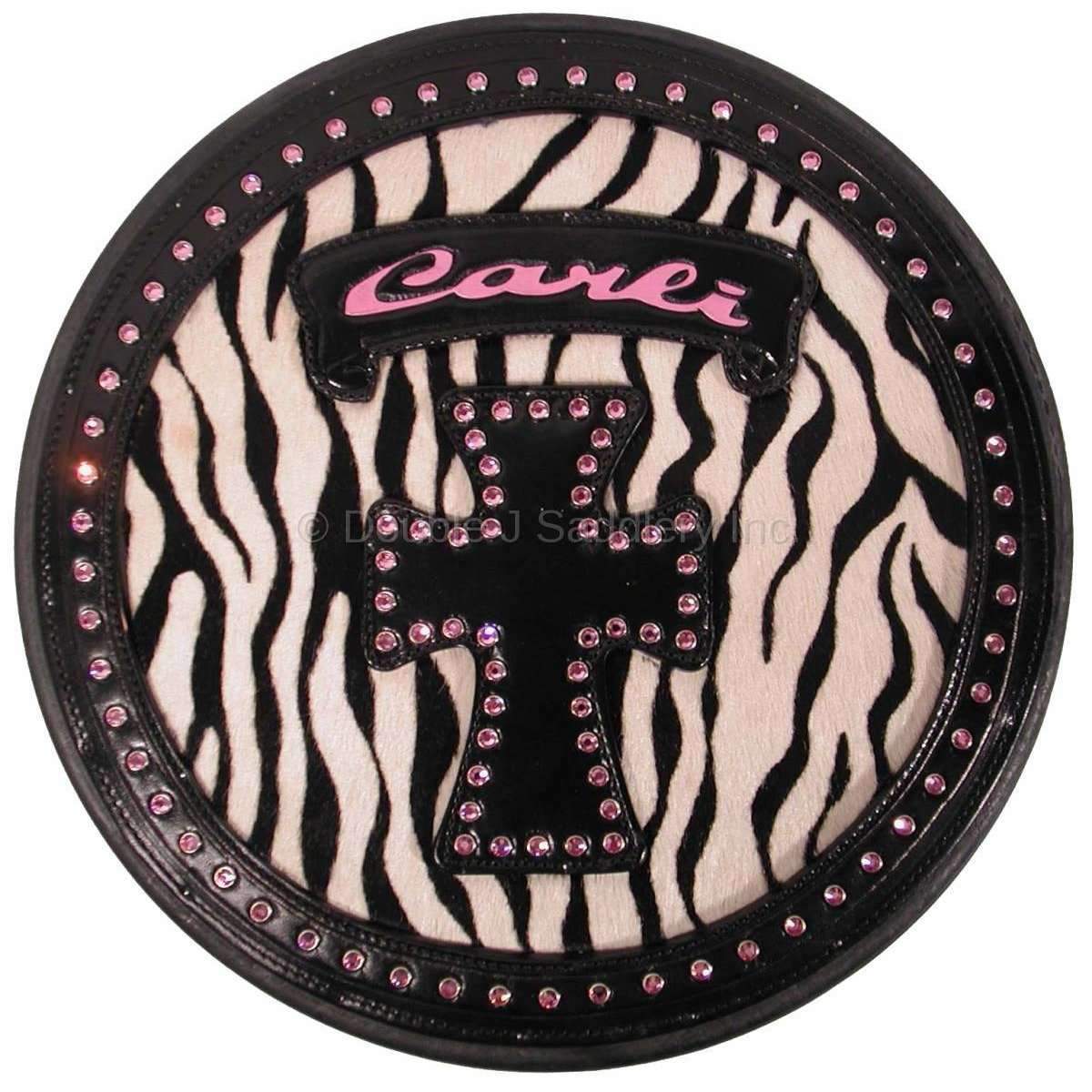 RC29 - Zebra Cowhide Cross Rope Can - Double J Saddlery