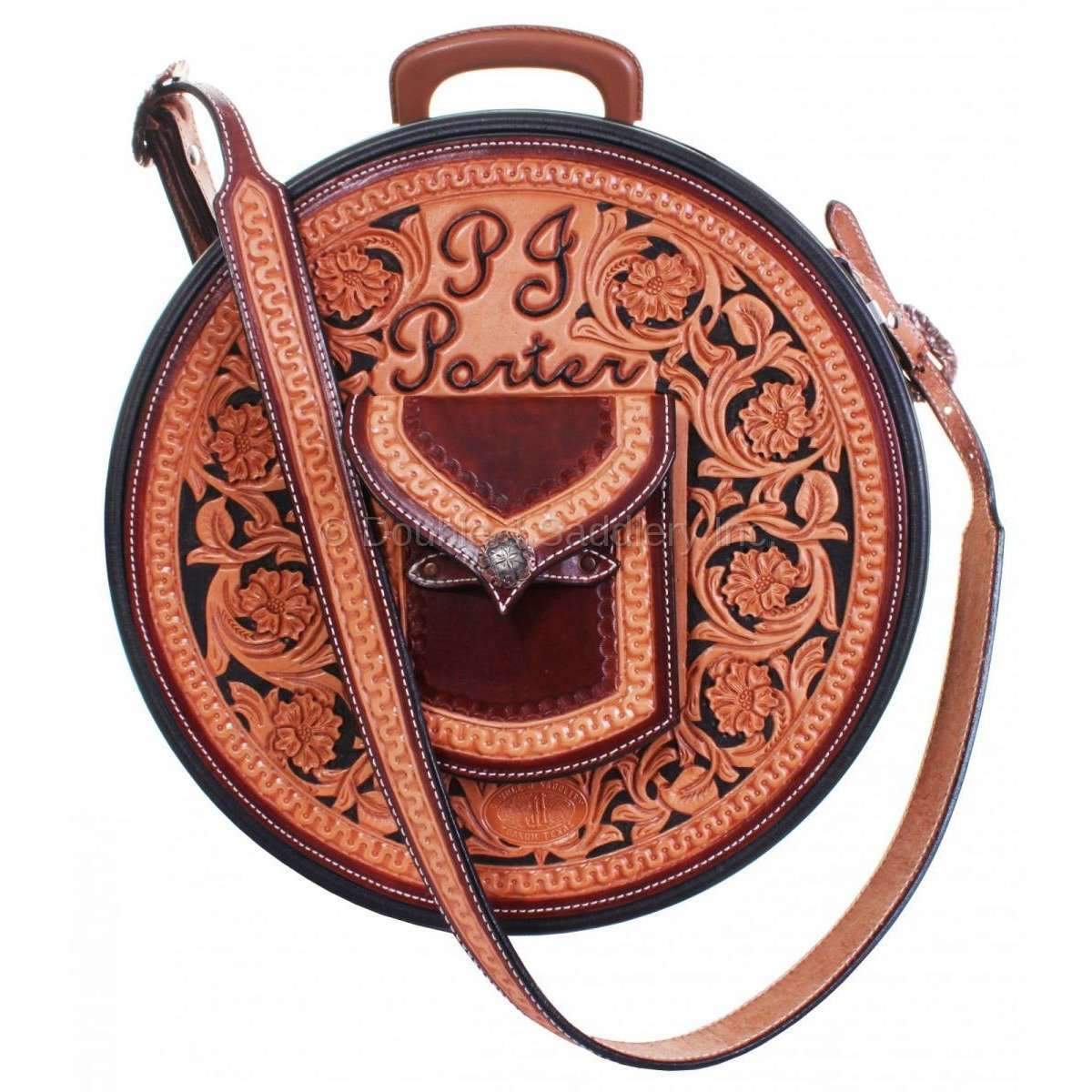 RC35 - Natural Leather Rope Can - Double J Saddlery