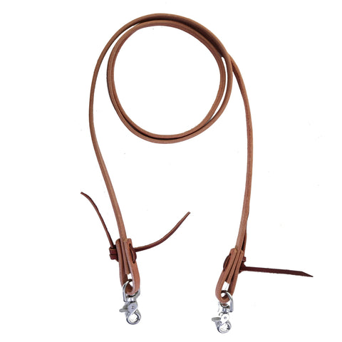 REIN05 - Harness Leather 5/8" Roping Rein - Double J Saddlery