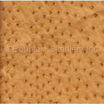 Saddle Tan Ostrich Leather - SL1438 - Double J Saddlery