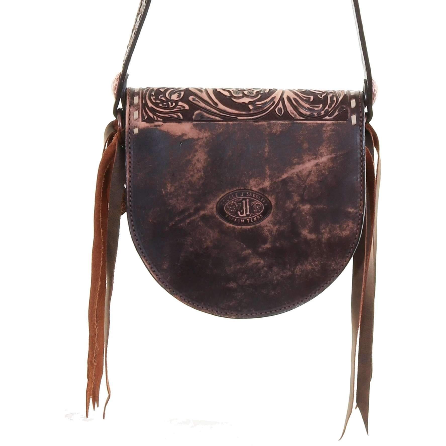 SB22 - Tularosa Brown Vintage Saddle Bag - Double J Saddlery