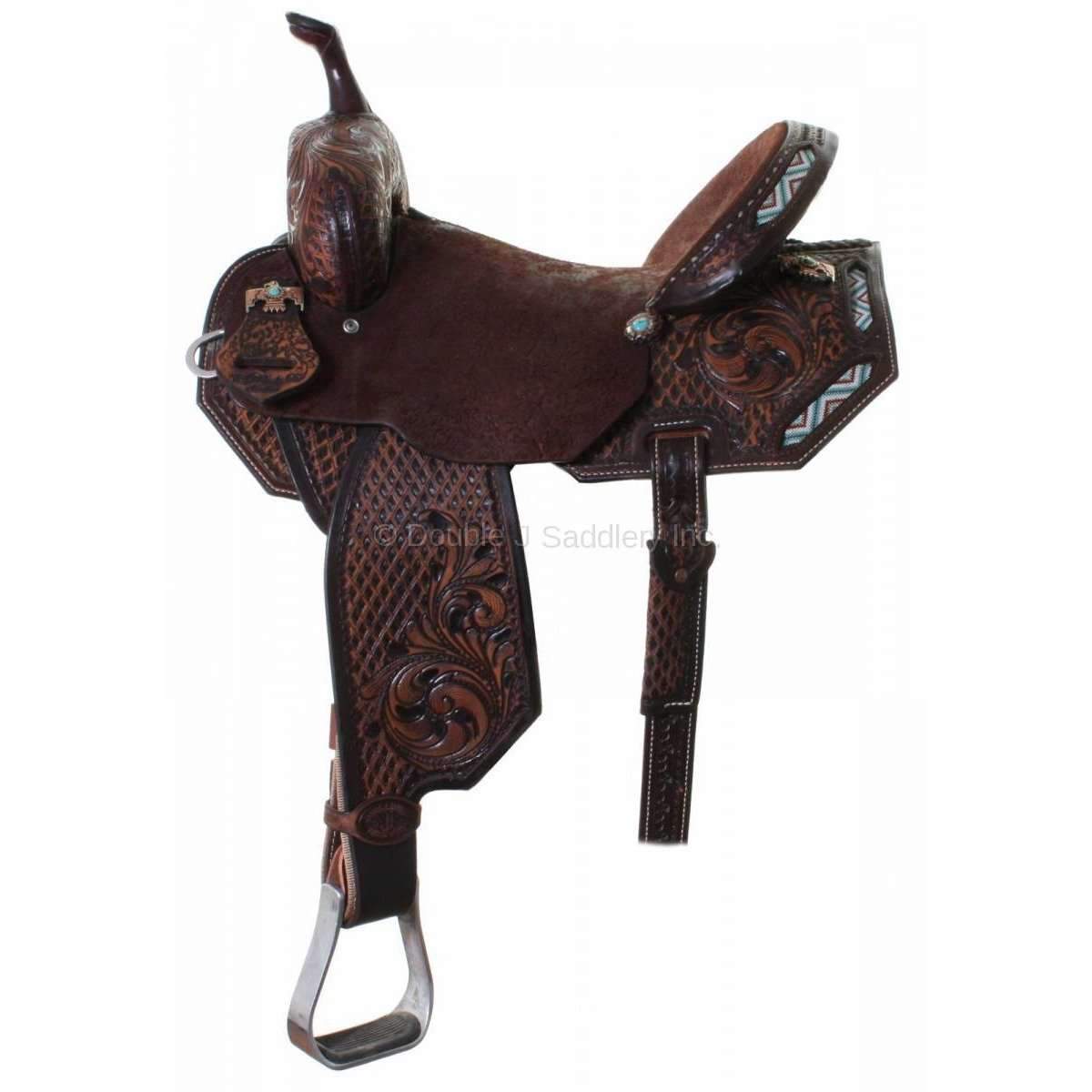 SBP778 - Pozzi Pro Barrel Racer - Double J Saddlery