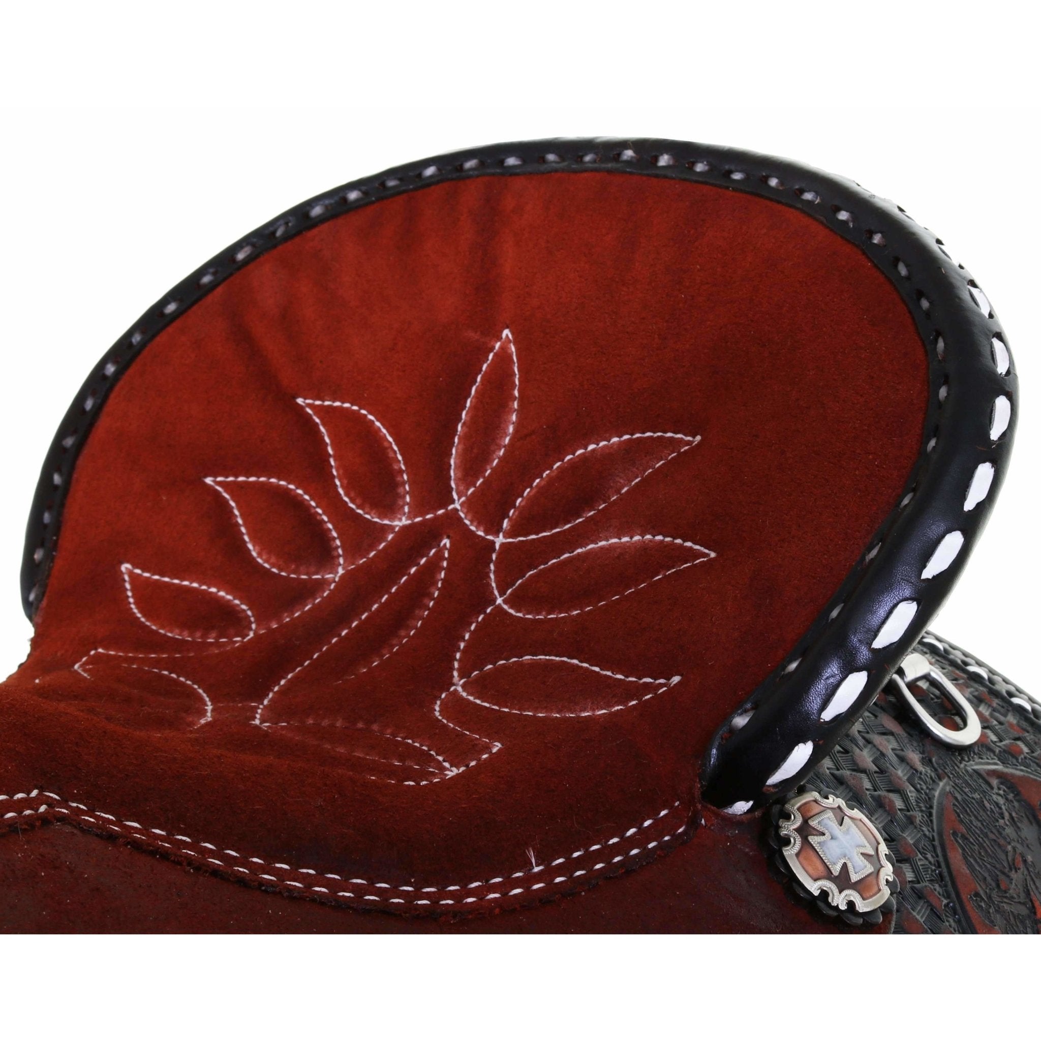 SBPFTROPHY01 - Pozzi Pro Flex Barrel Racer Trophy Saddle - Double J Saddlery