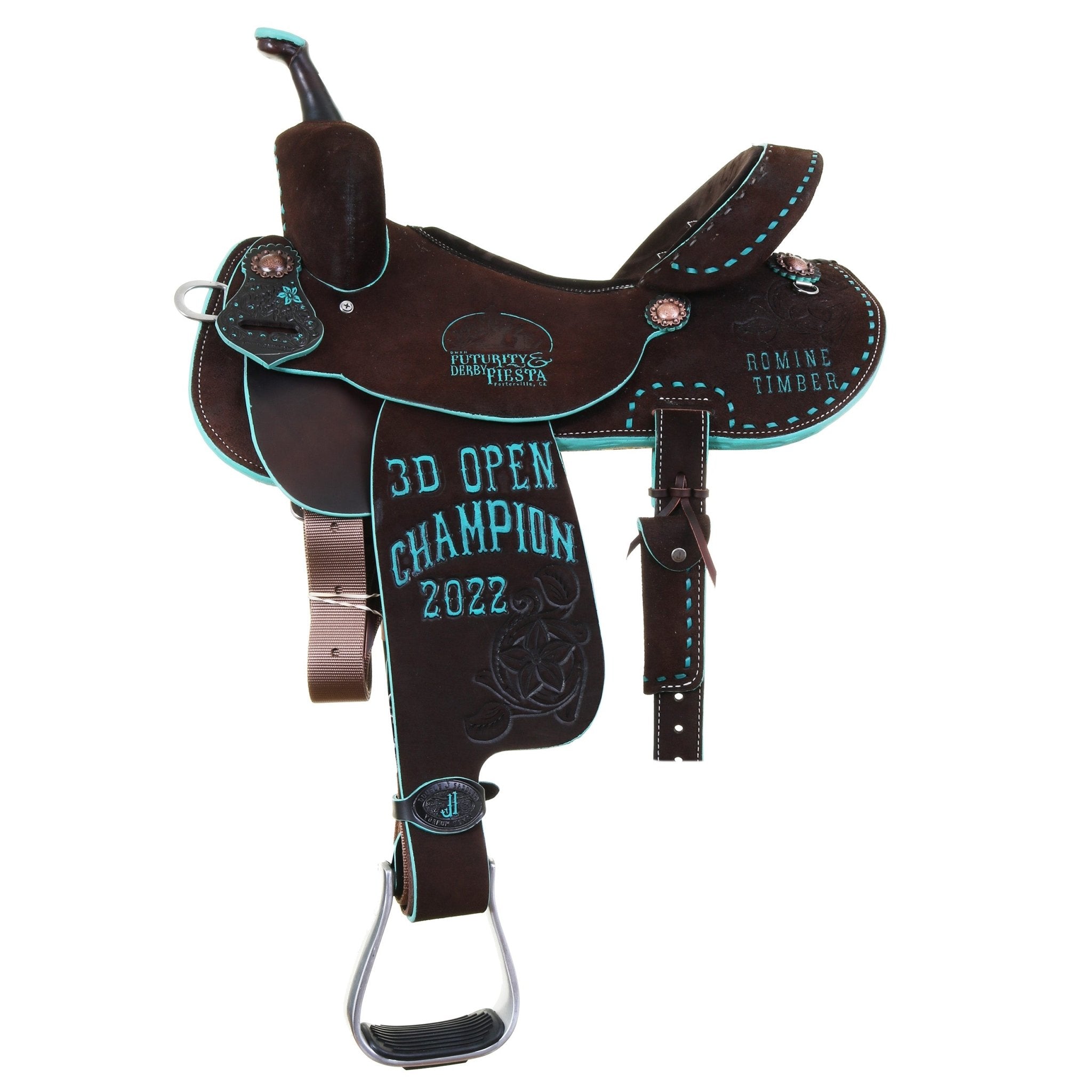 SBPTROPHY14 - Pozzi Pro Trophy Barrel Saddle - Double J Saddlery