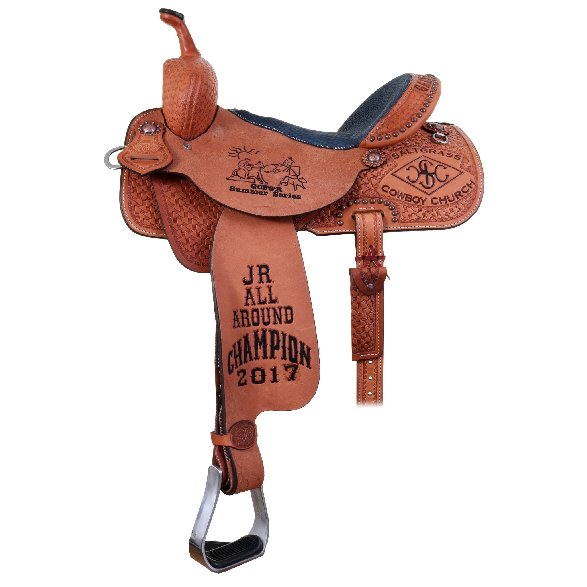 SBRTROPHY01 - Double J Barrel Racer Trophy Saddle - Double J Saddlery