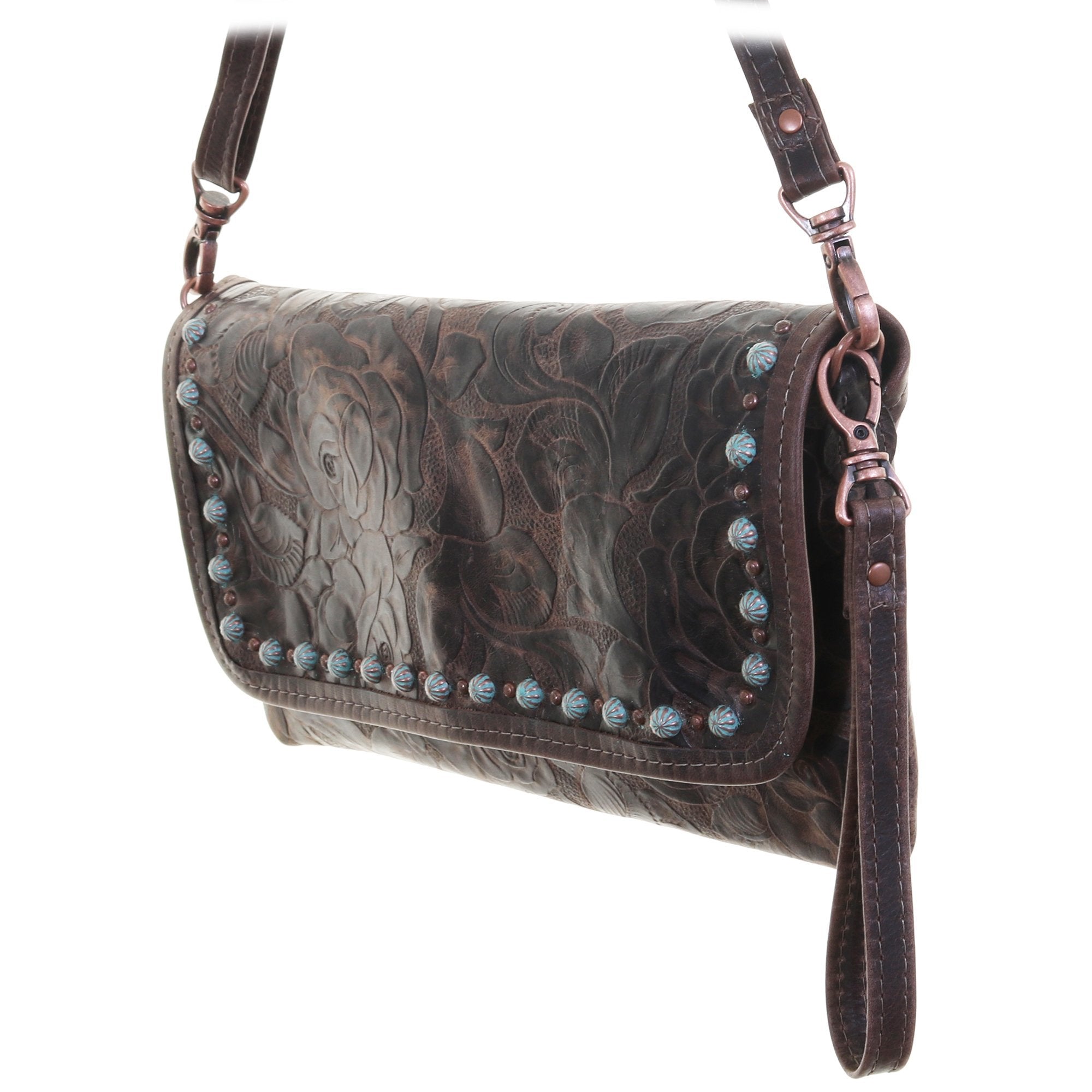 SC64 - Vintage Rose Simple Clutch - Double J Saddlery
