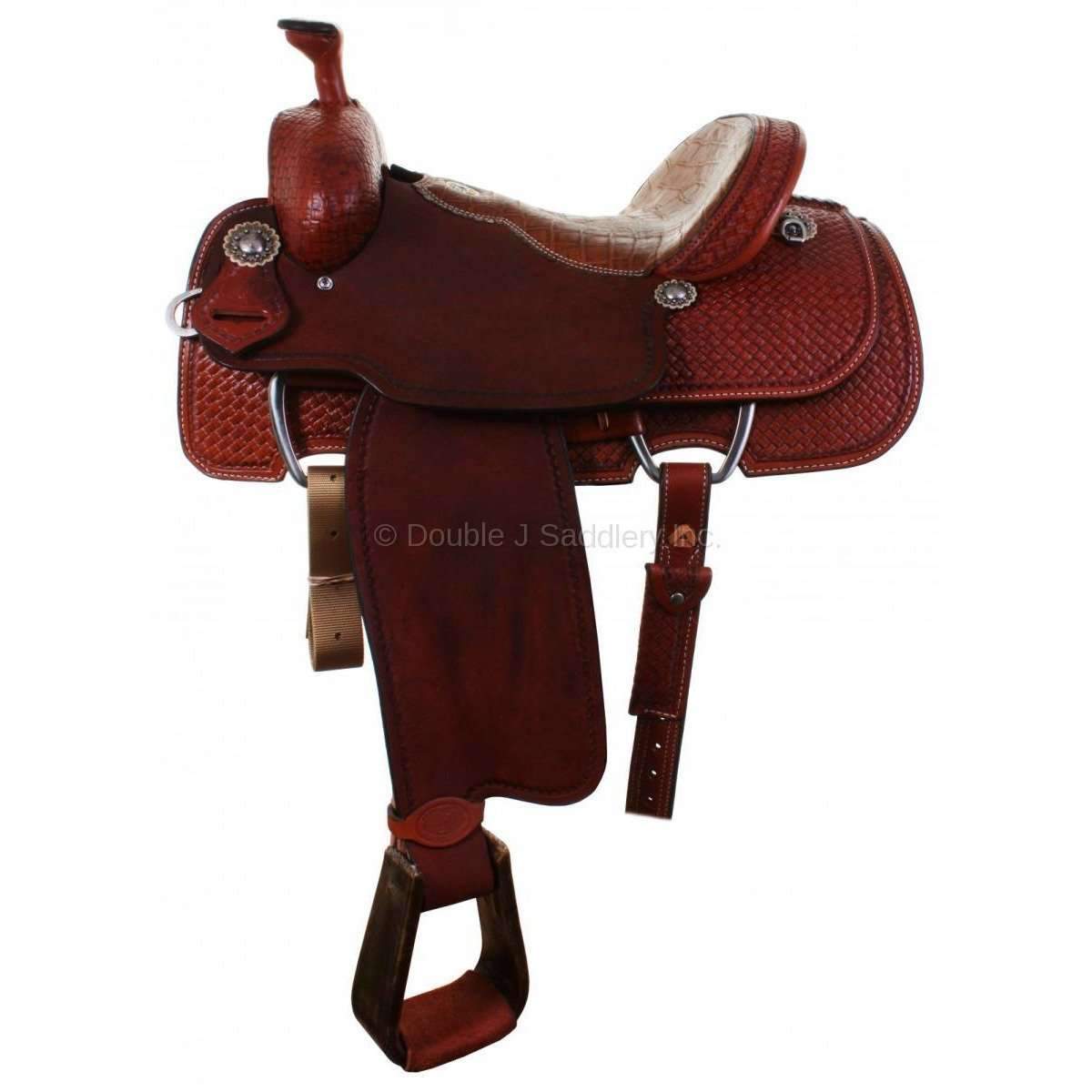 SCR125 - Calf Roper Saddle - Double J Saddlery