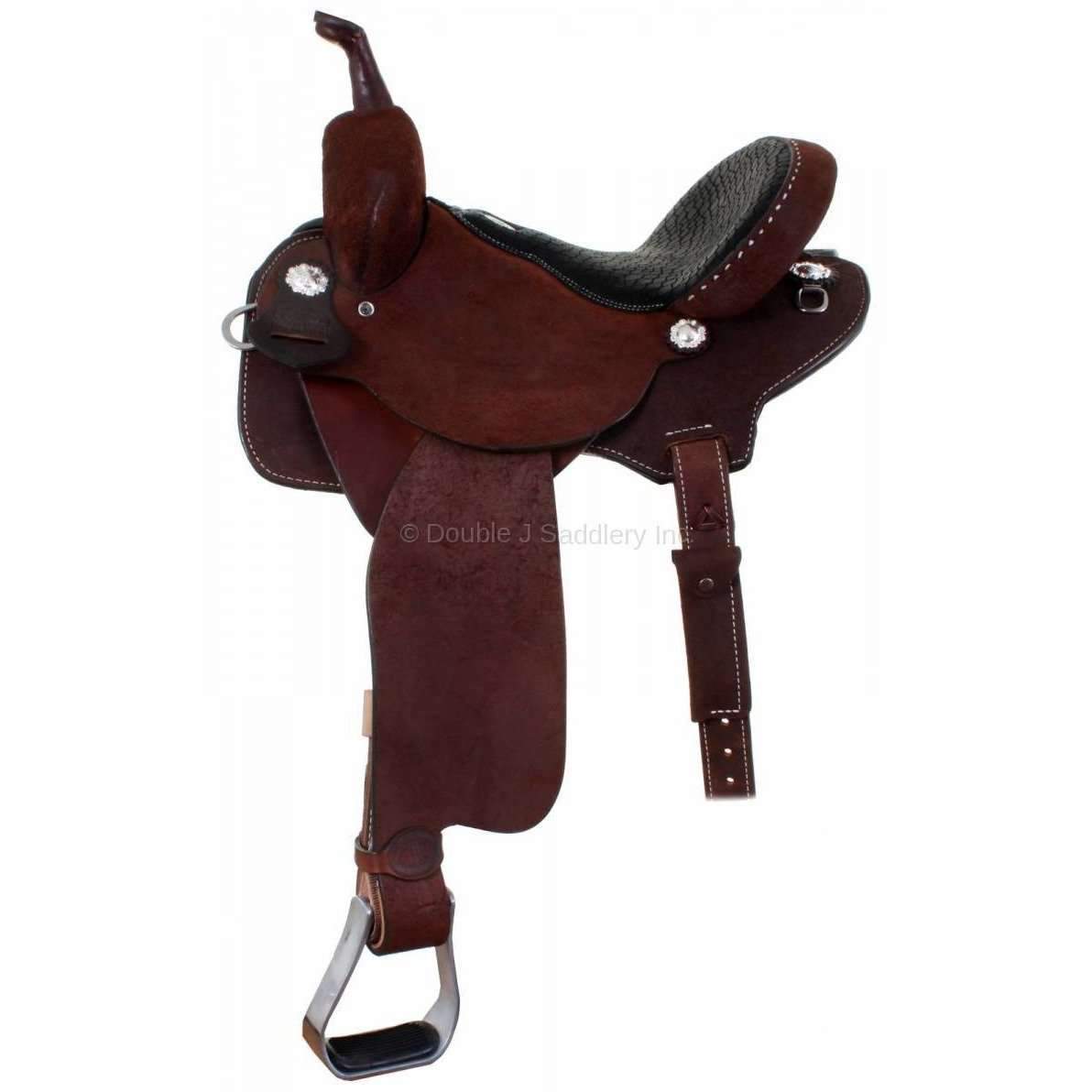 SIF100 - Intimidator FLEX Barrel Racer Saddle - Double J Saddlery