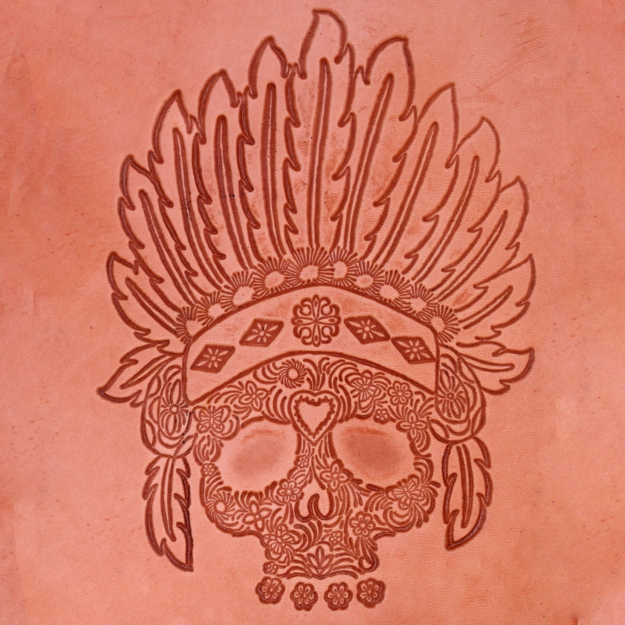 Skull Chief Motif - Double J Saddlery