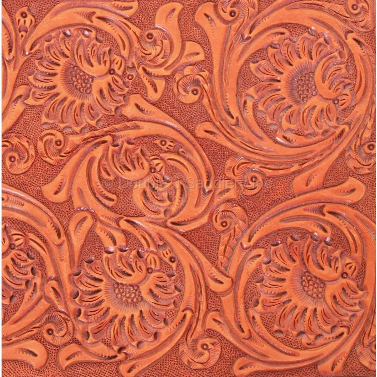 Small Sunflower Tooling - Double J Saddlery