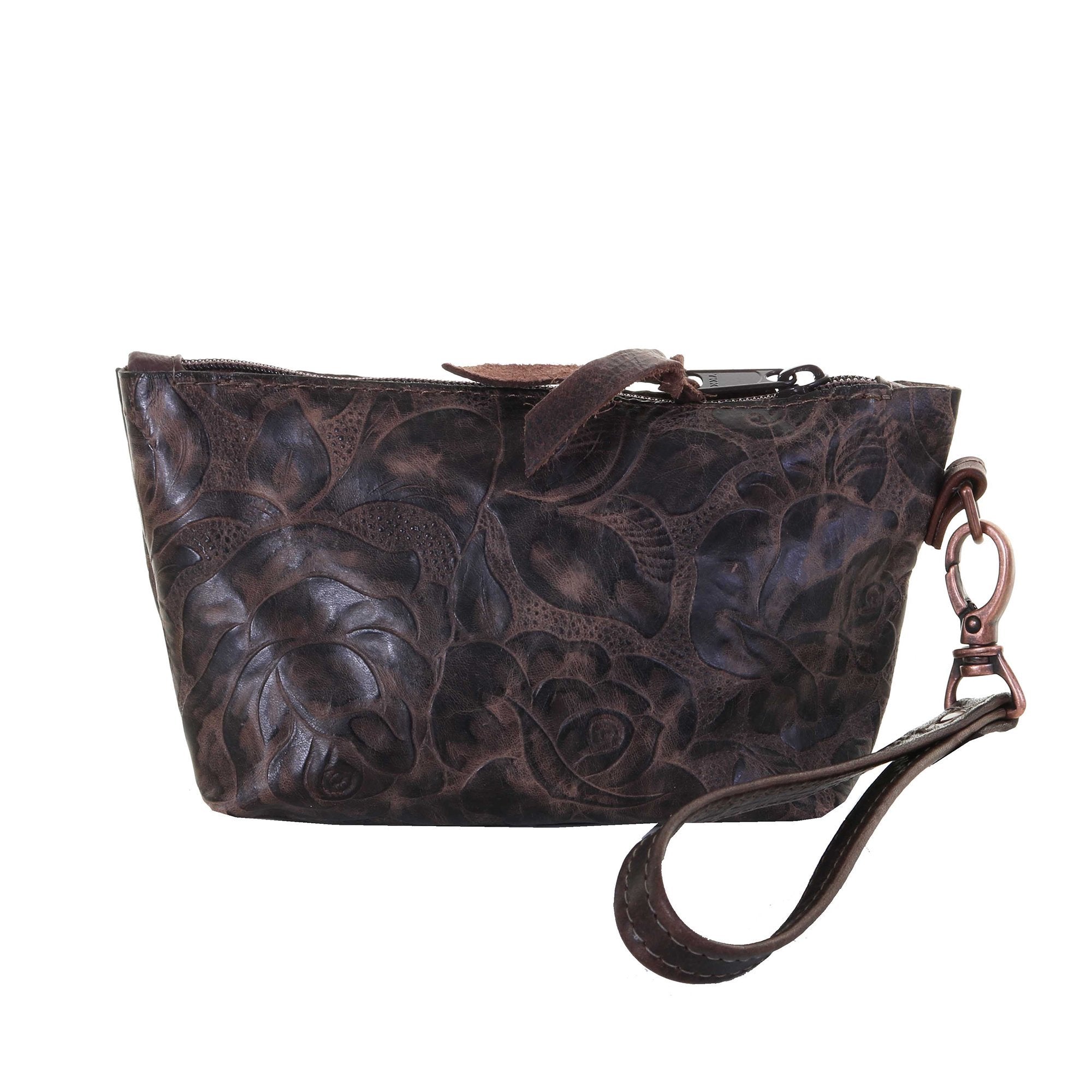 SMP18 - Vintage Rose Small Makeup Pouch - Double J Saddlery