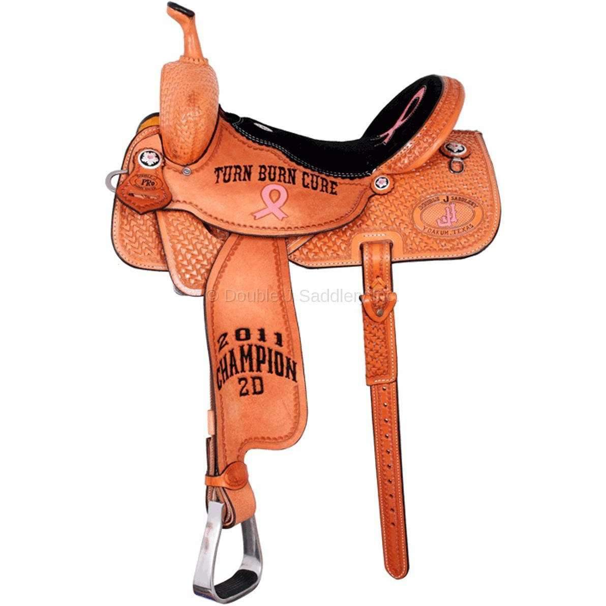 SPRTROPHY01 - Double J Pro Barrel Racer Trophy Saddle - Double J Saddlery