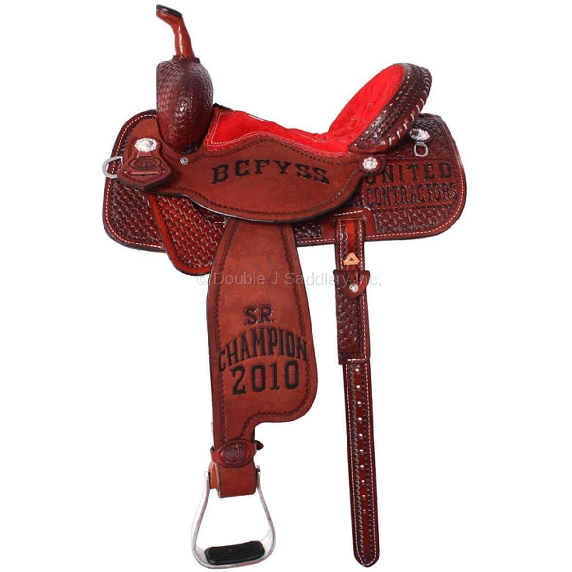 SPRTROPHY07 - Double J Pro Barrel Racer Trophy Saddle - Double J Saddlery