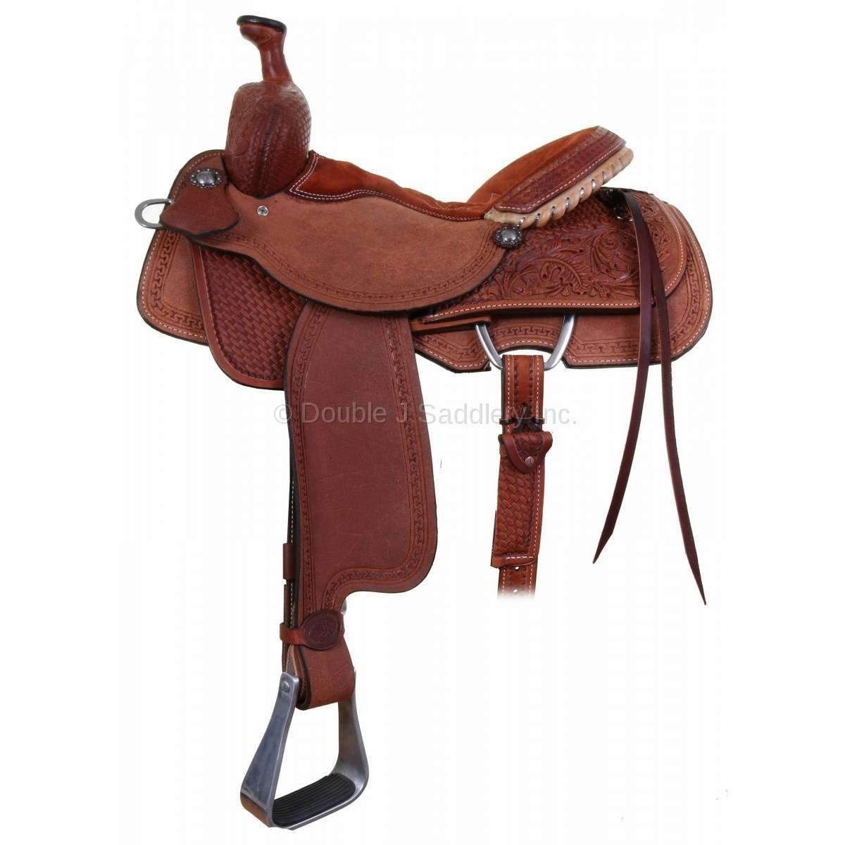 SPS214 - Pro Shooter All Around Saddle - Double J Saddlery