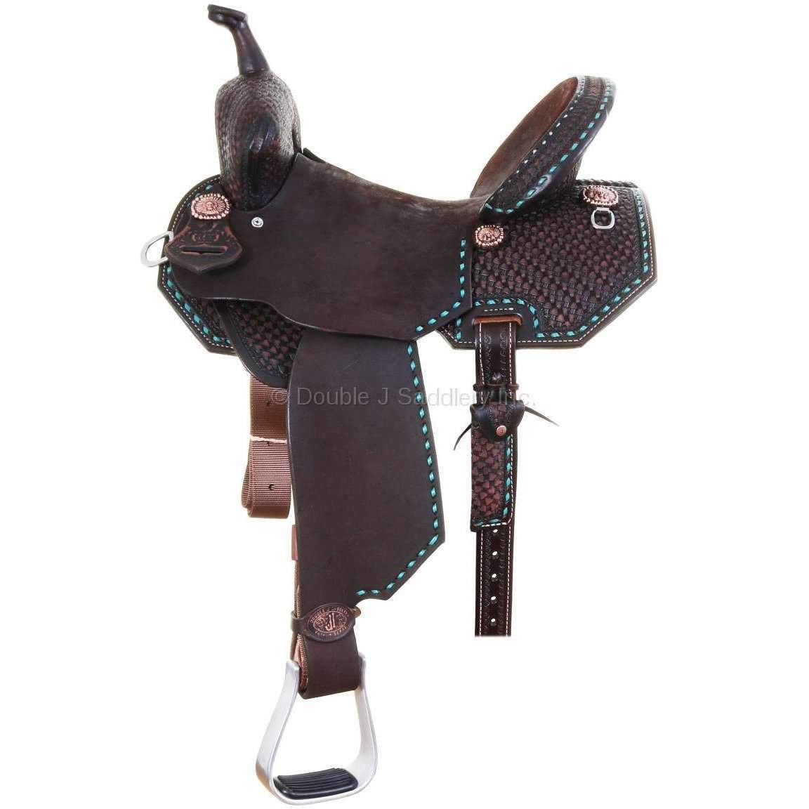 SPXF122 - The Pursuit Flex Barrel Racer w/ ELC - Double J Saddlery
