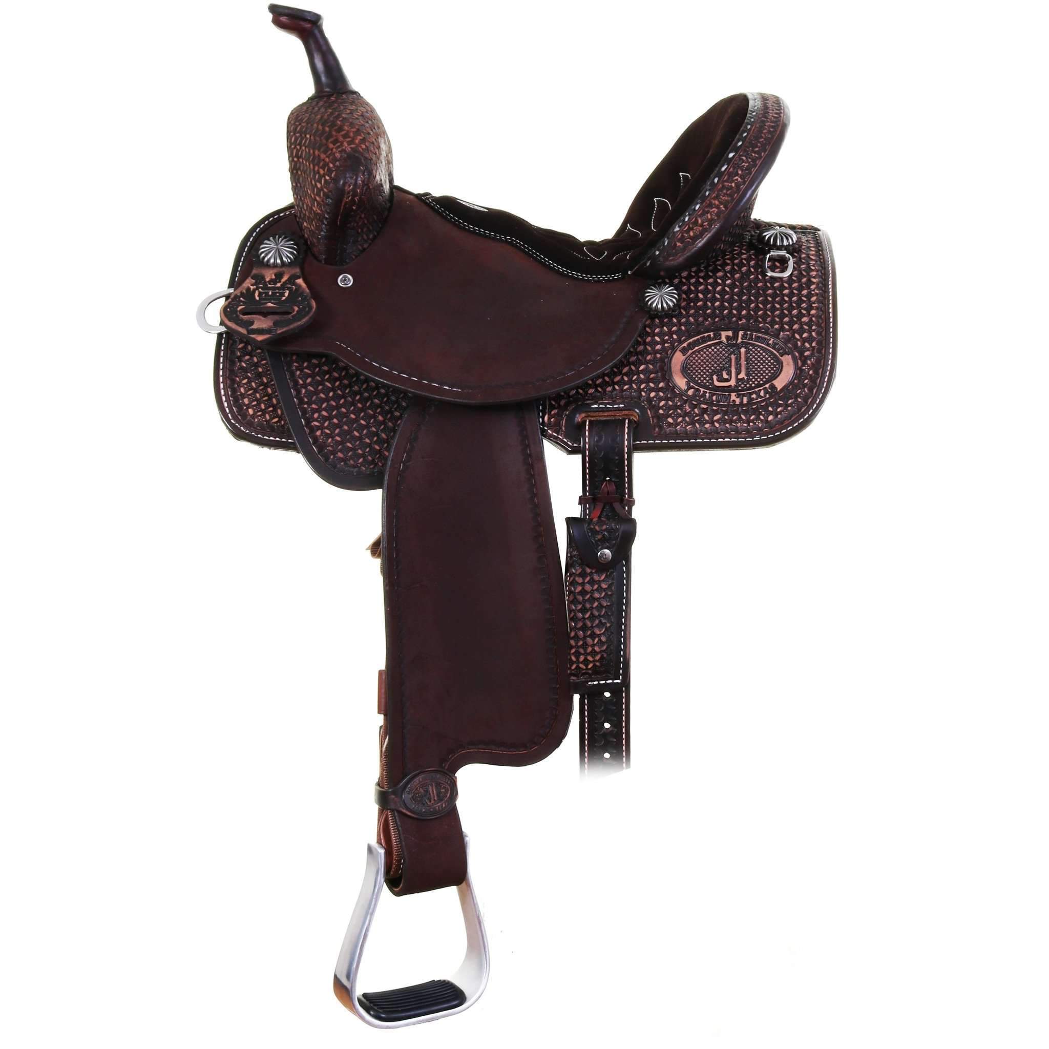 SPXF128 - The Pursuit Flex Barrel Racer w/ ELC - Double J Saddlery