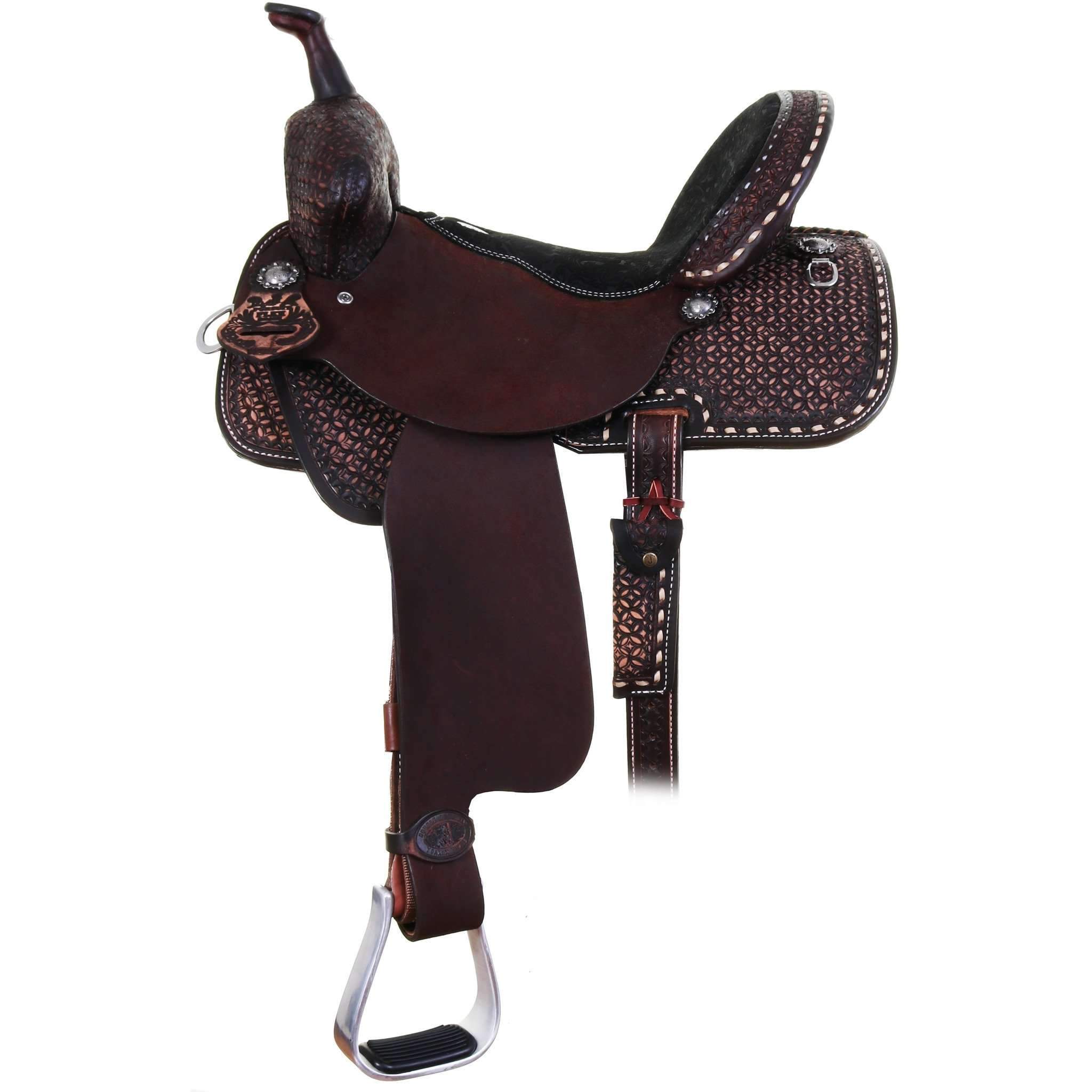SPXF129 - The Pursuit Flex Barrel Racer w/ ELC - Double J Saddlery