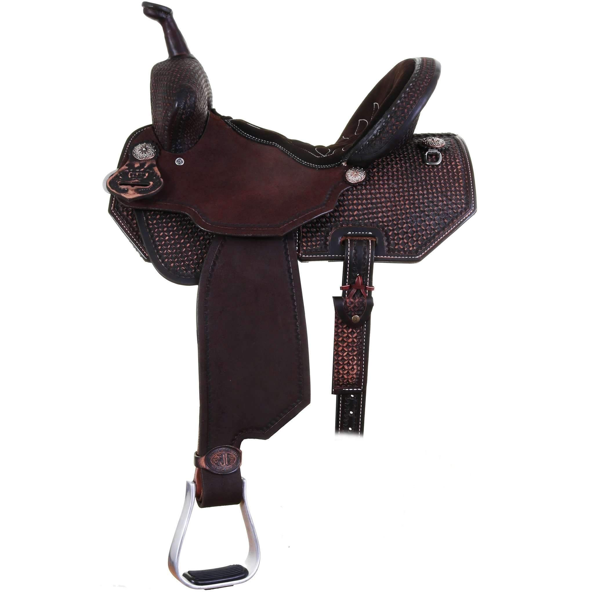 SPXF130 - The Pursuit Flex Barrel Racer w/ ELC - Double J Saddlery