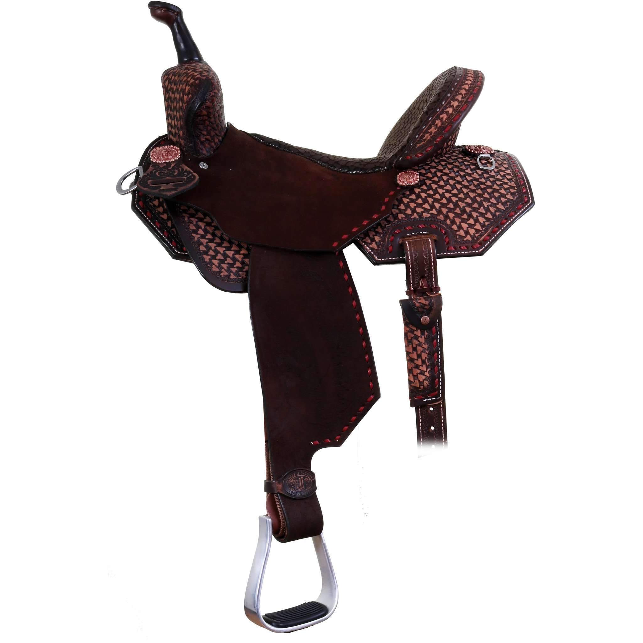 SPXF135 - The Pursuit Flex Barrel Racer w/ ELC - Double J Saddlery