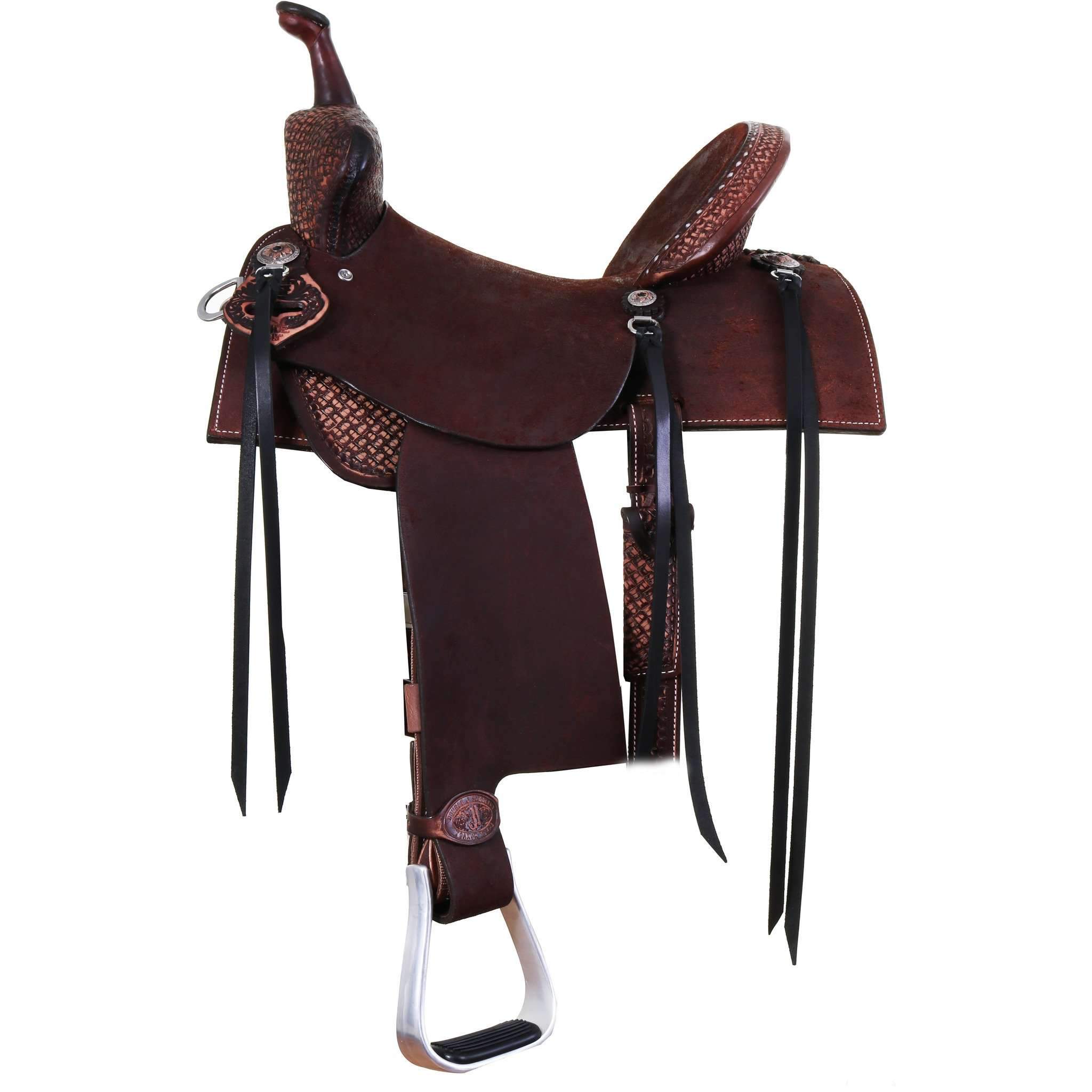 SPXF137 - The Pursuit Flex Barrel Racer w/ ELC - Double J Saddlery