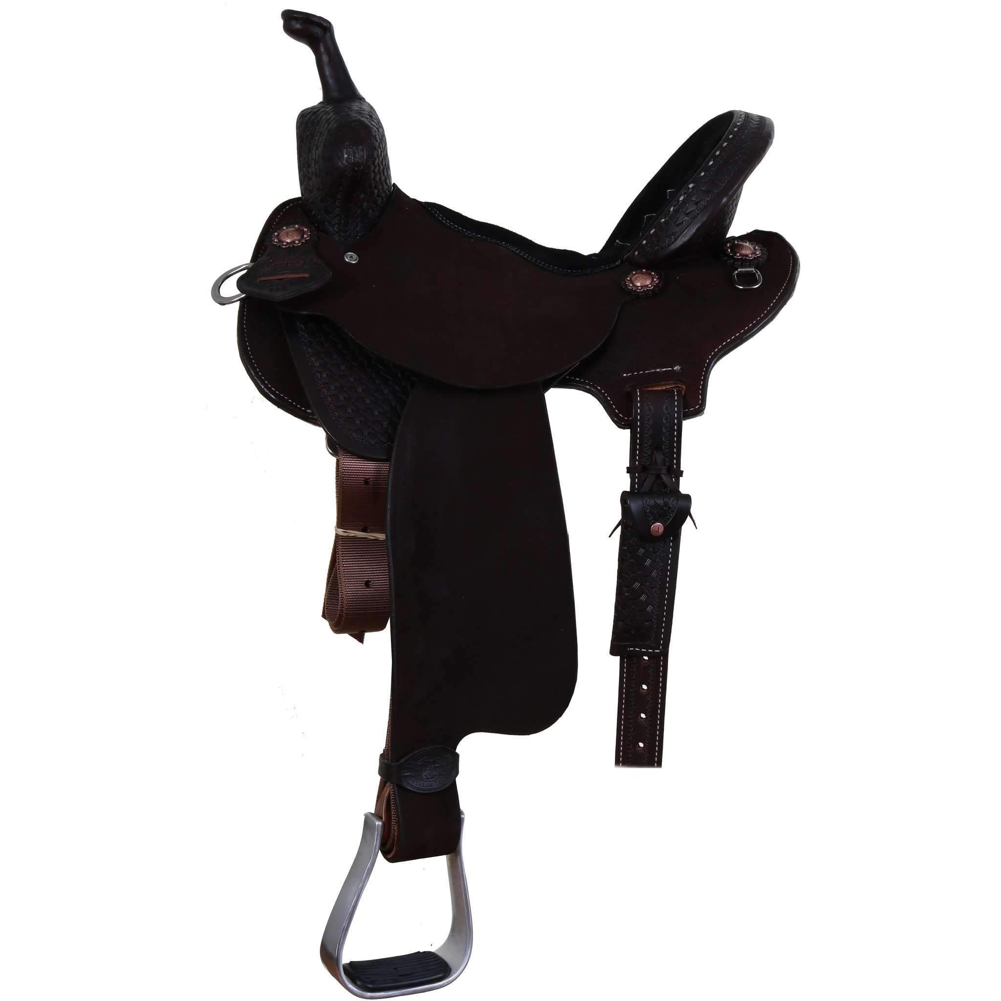 SPXF138 - The Pursuit Flex Barrel Racer w/ ELC & SRS - Double J Saddlery