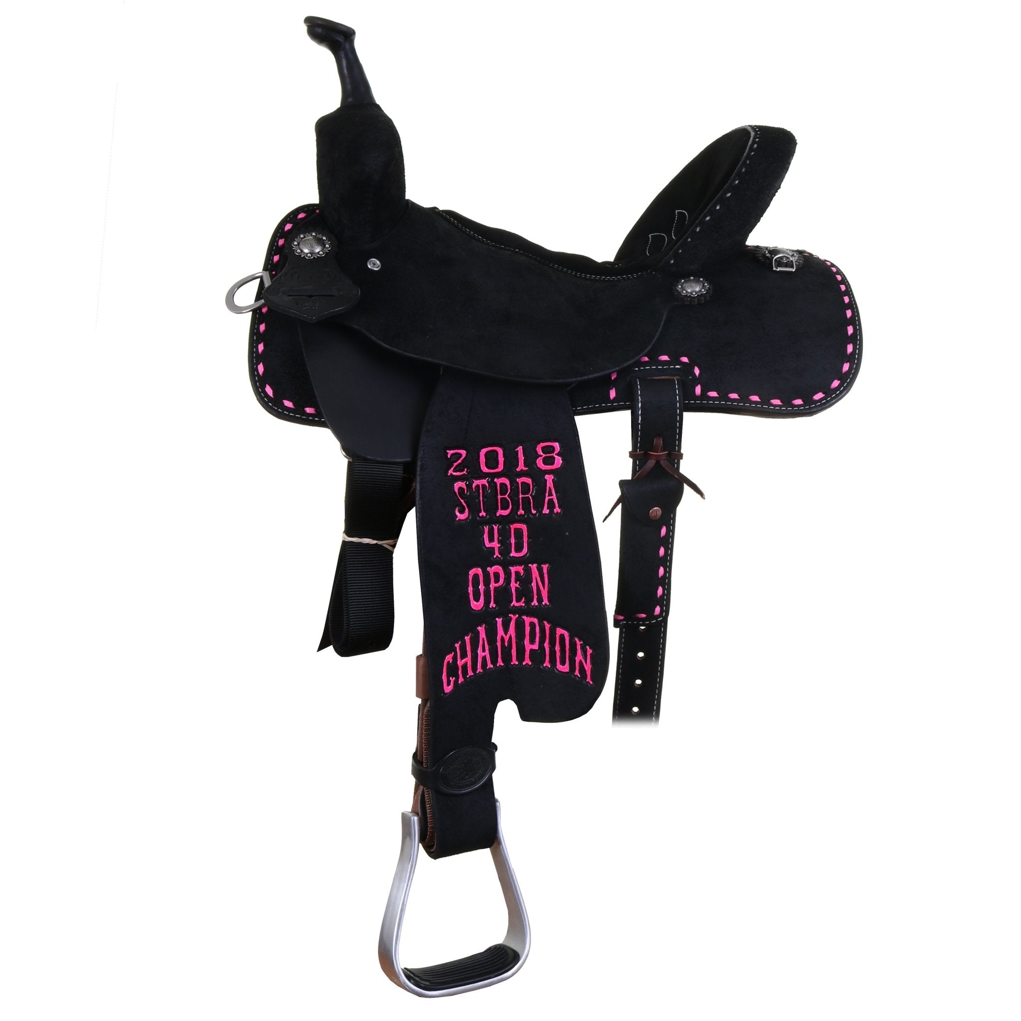 SPXFTROPHY01 - Pursuit Flex Barrel Racer Trophy Saddle - Double J Saddlery