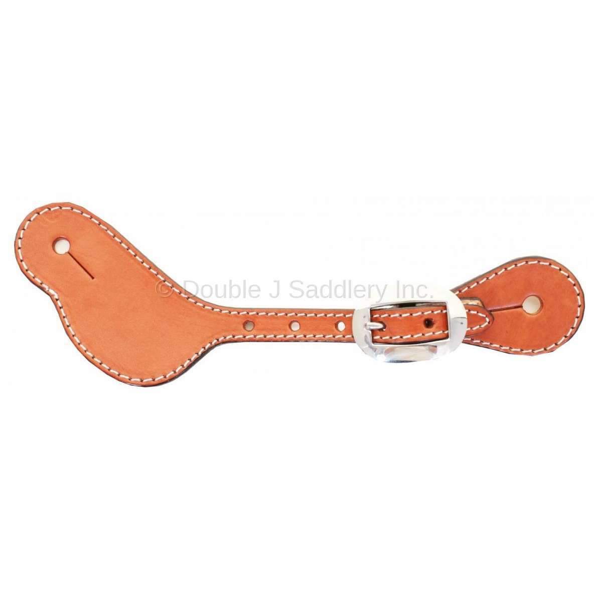 SS144 - Natural Leather Spur Straps - Double J Saddlery