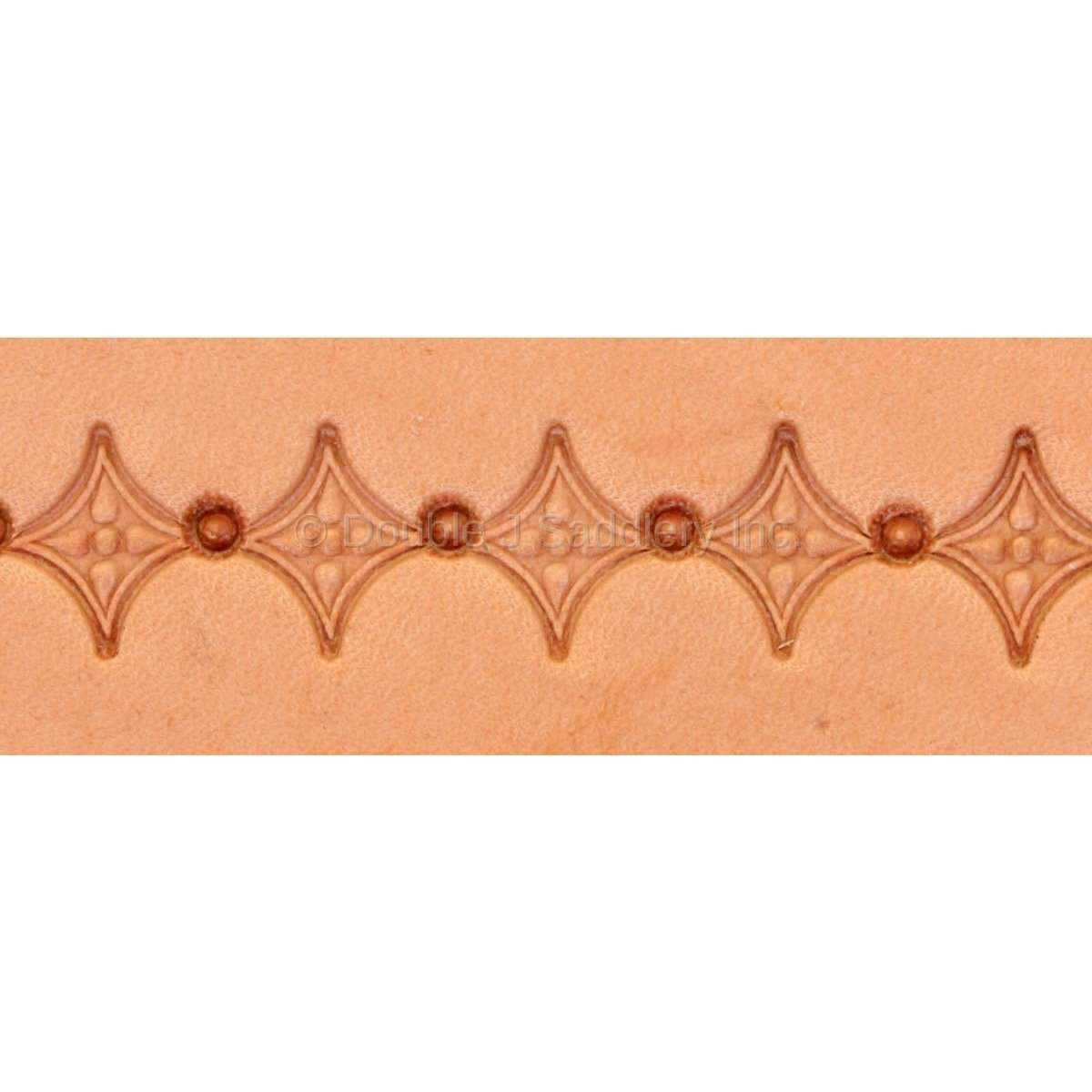 Star Dot Border Tooling - Double J Saddlery