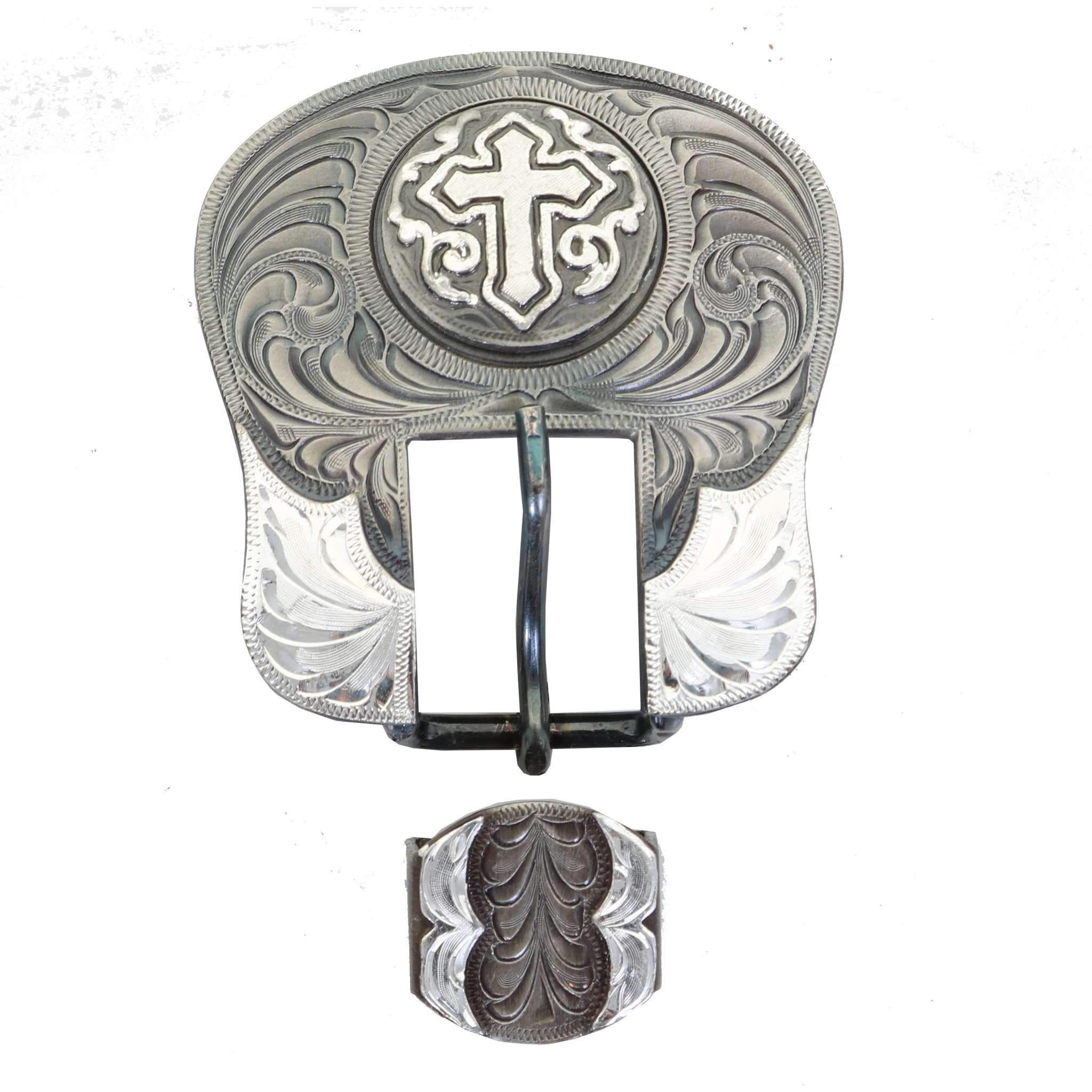 TB-NB Concho Tack Buckle - Double J Saddlery