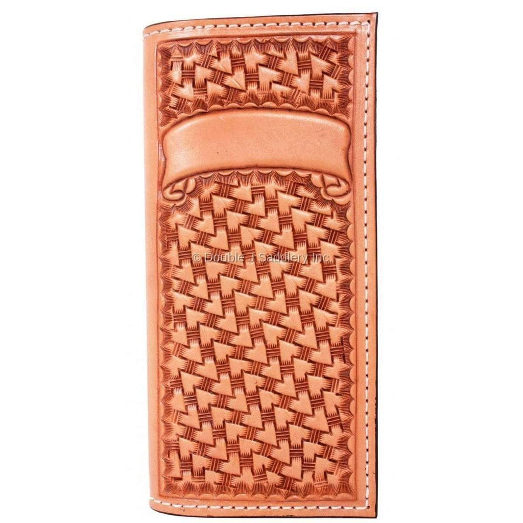 TBK01 - Hand-Tooled Tally Book - Double J Saddlery