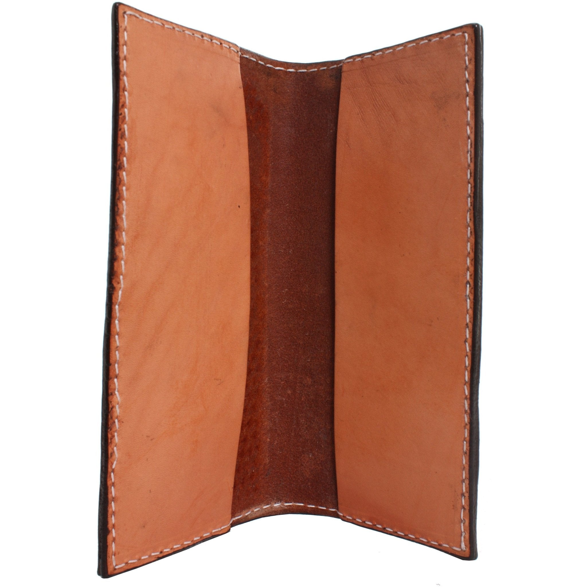 TBK21 - Acorn Oakleaf Tooled Tally Book - Double J Saddlery