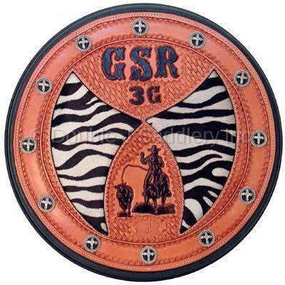 TRC02 - Hand-Tooled Inlayed Trophy Rope Can - Double J Saddlery